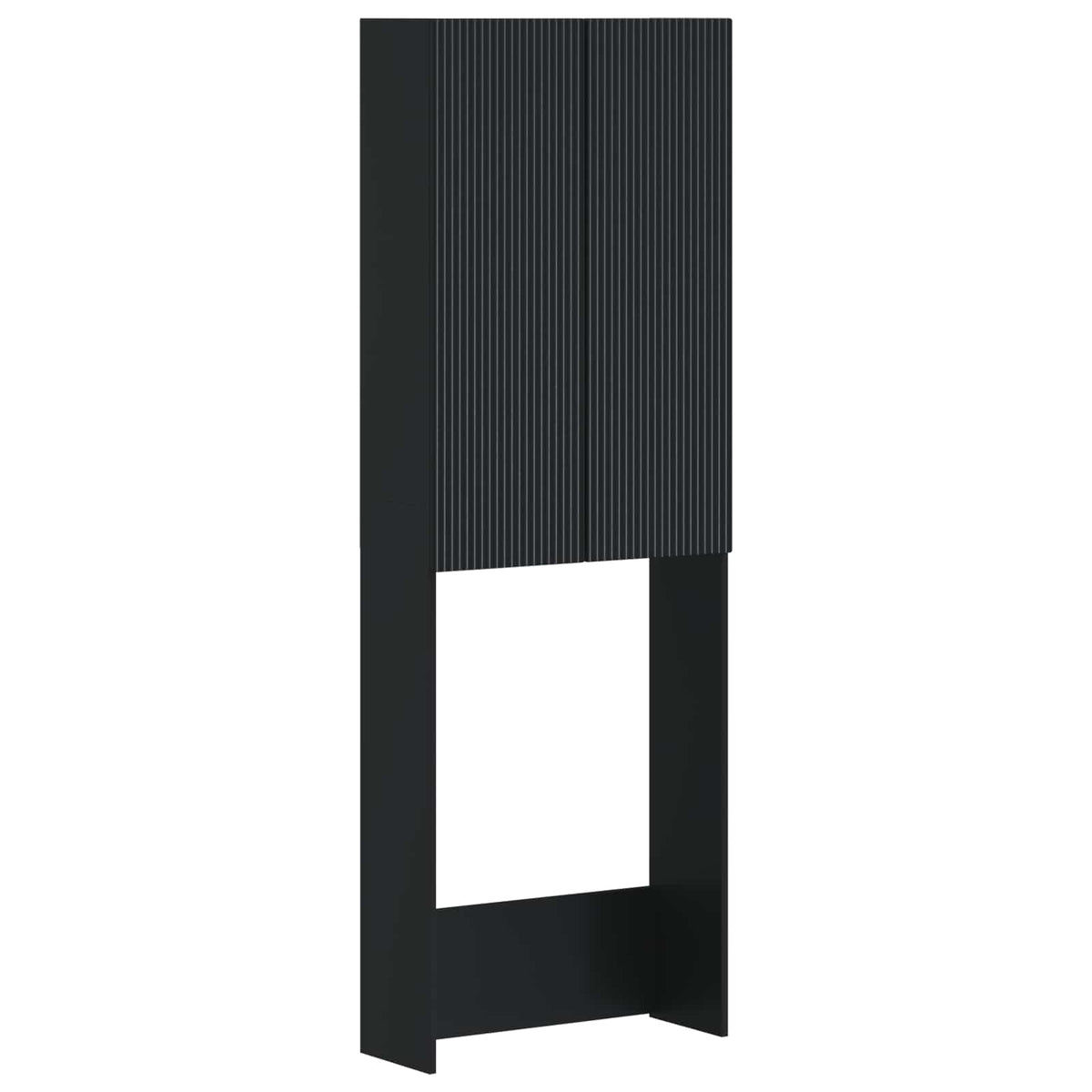 Kabinetska WC ARNHEM Crna 66 x 25,5 x 190 cm Konstruirano drvo