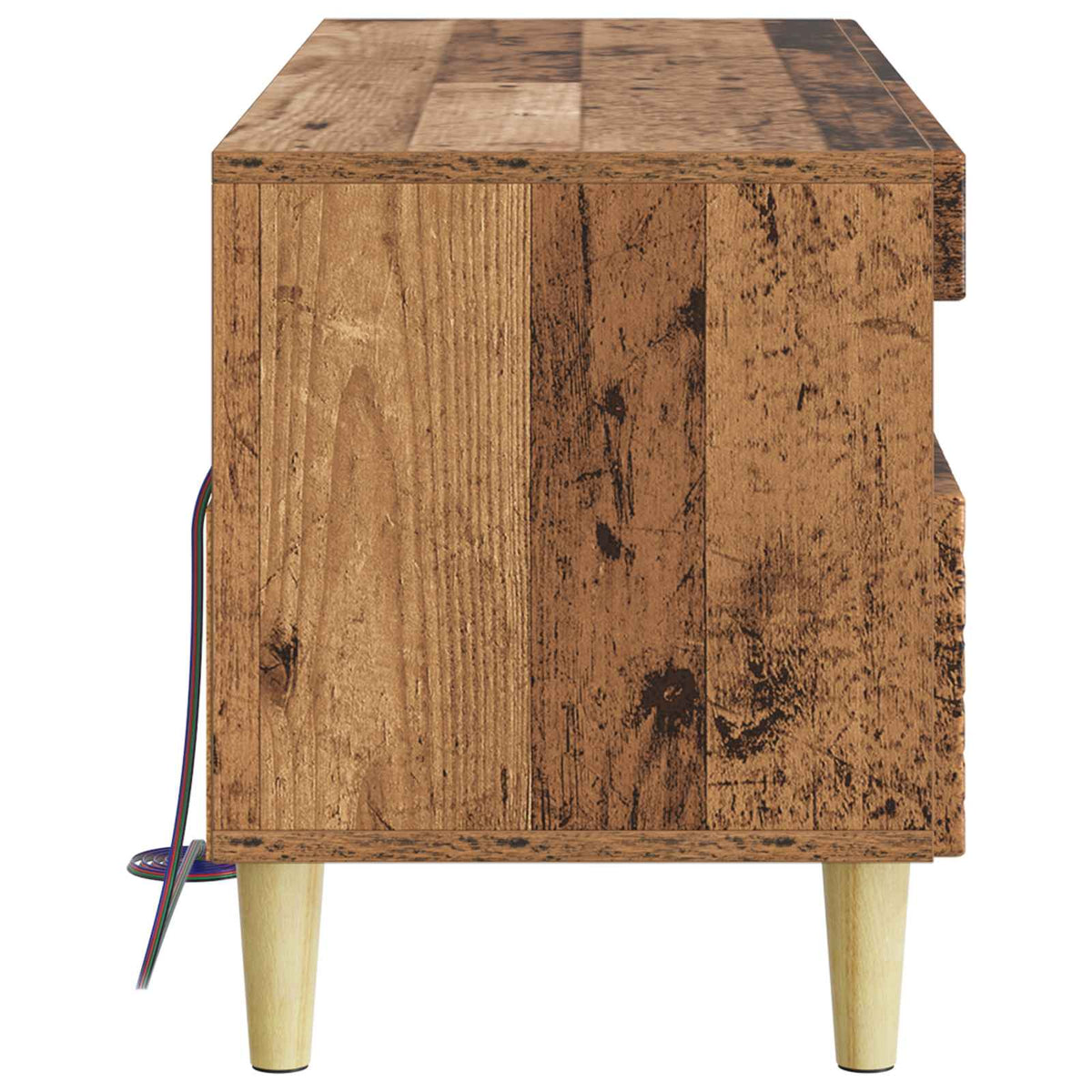 LED TV kabinet Staro drvo Konstruirano drvo