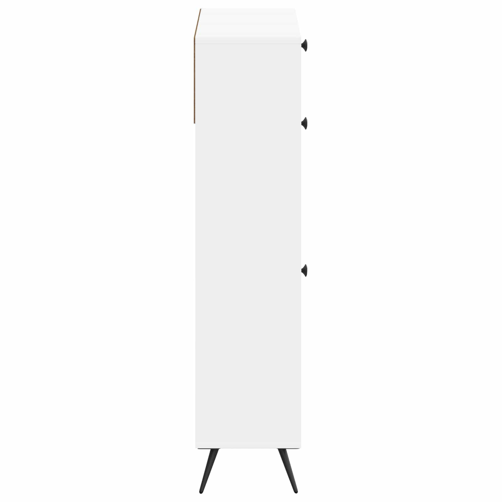 Ormar za cipele BREDA 78 x 24 x 103 cm Konstruirano drvo Bijela