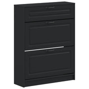 Ormar za cipele UTRECHT 78 x 24 x 100 cm Konstruirano drvo Crna
