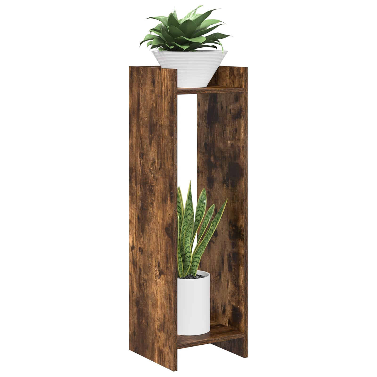 Stalak za biljke 2 pcs Dimljeni Hrast 30 x 30 x 100 cm