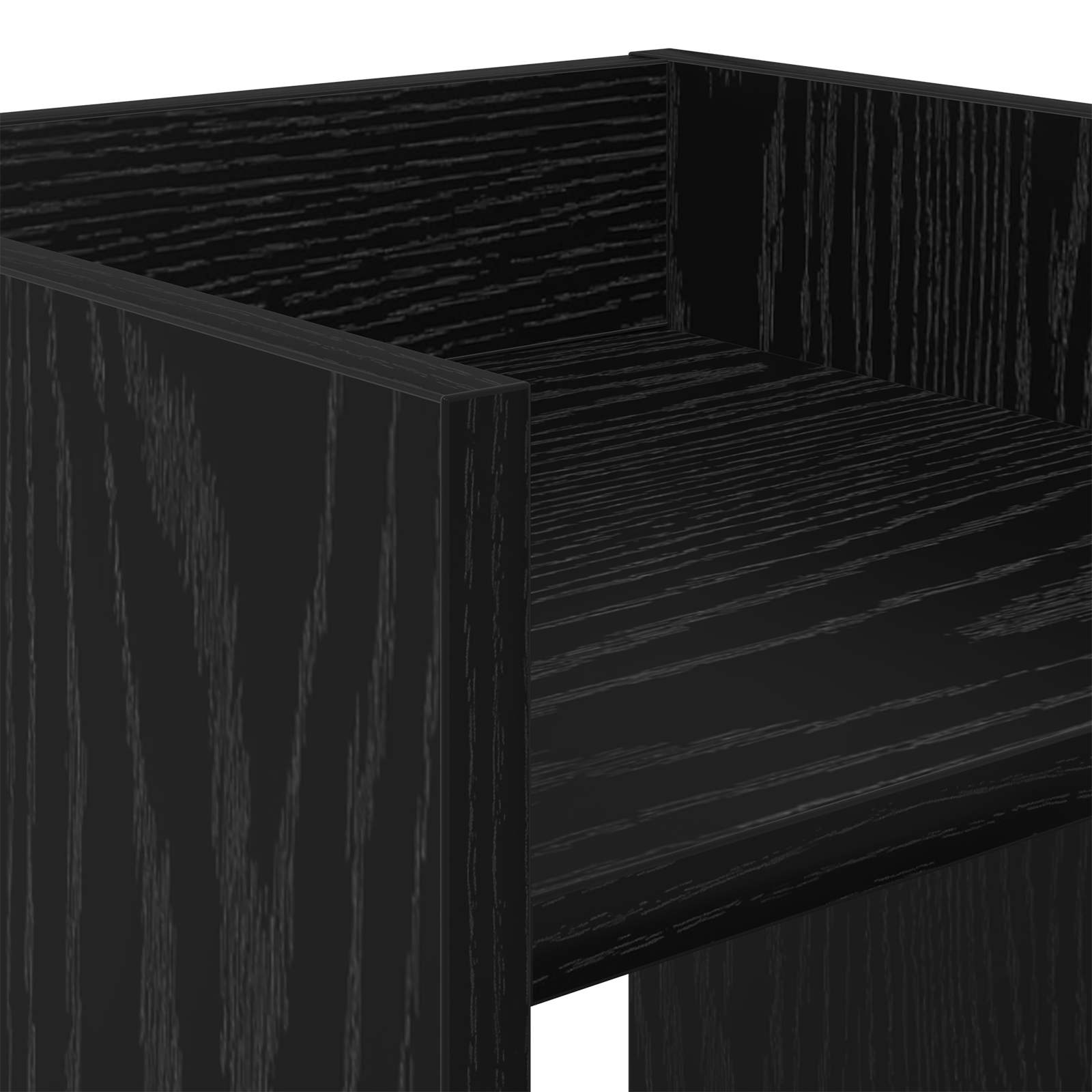 Stalak za biljke Crni Hrast 30 x 30 x 80 cm Konstrukcijsko drvo