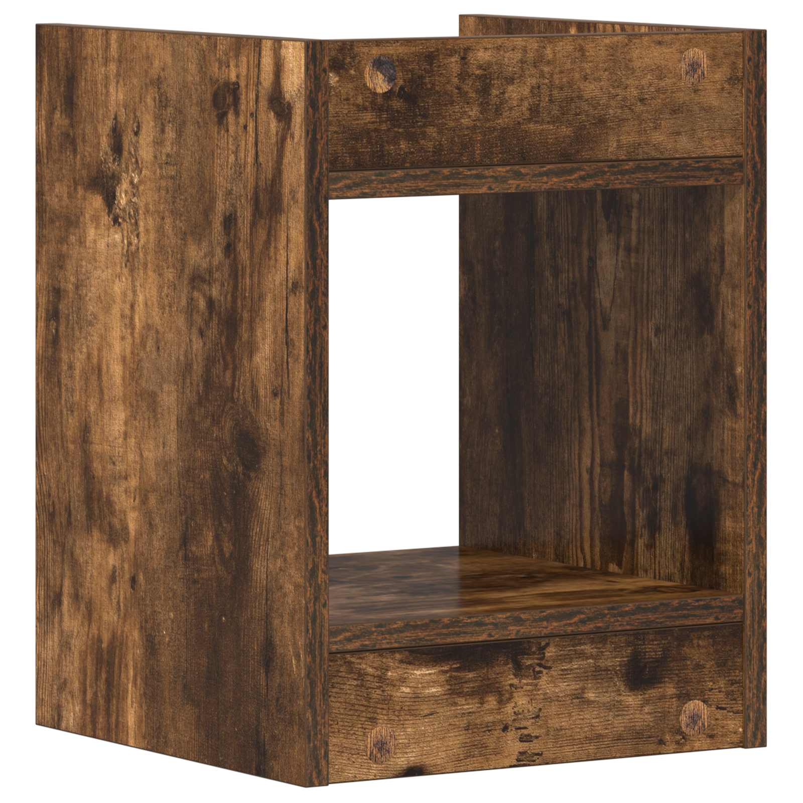 Stalak za biljke s policom 2 pcs Dimljeni Hrast 30 x 30 x 40 cm