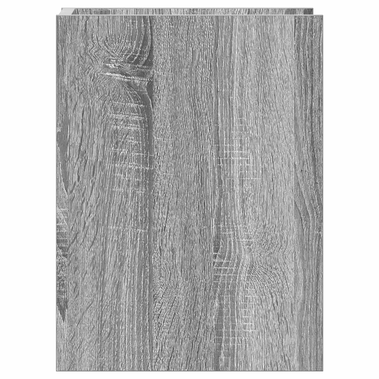 Stalak za biljke s policom 2 pcs Sivi Sonoma 30 x 30 x 40 cm