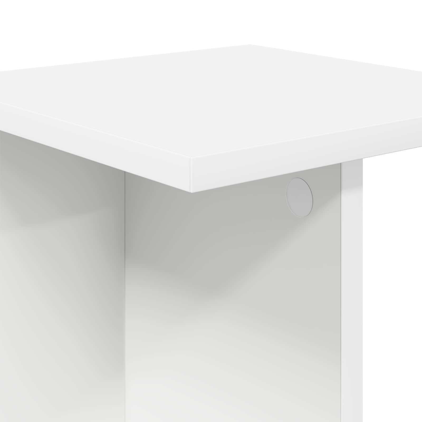 Stalak za biljke 2 pcs Bijeli 25 x 25,5 x 60,5 cm