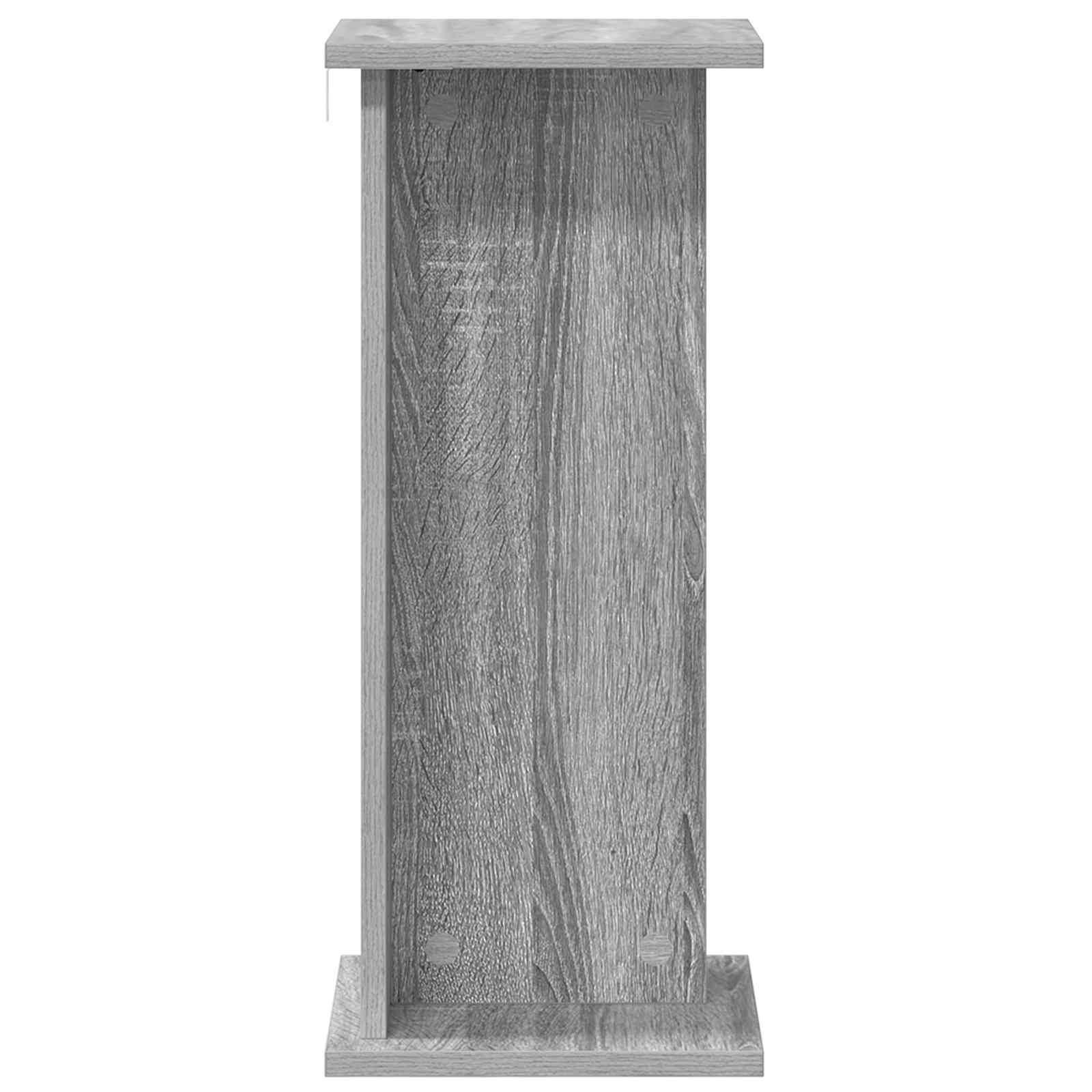 Stalak za biljke 2 pcs Sivi Sonoma 25 x 25,5 x 60,5 cm