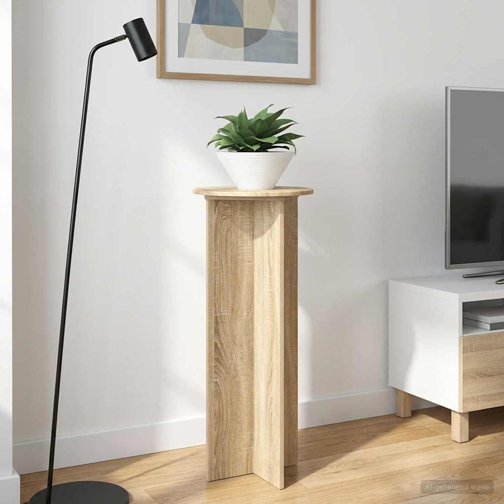 Stalak za biljke 2 pcs Hrast sonoma Ø40 x 100 cm