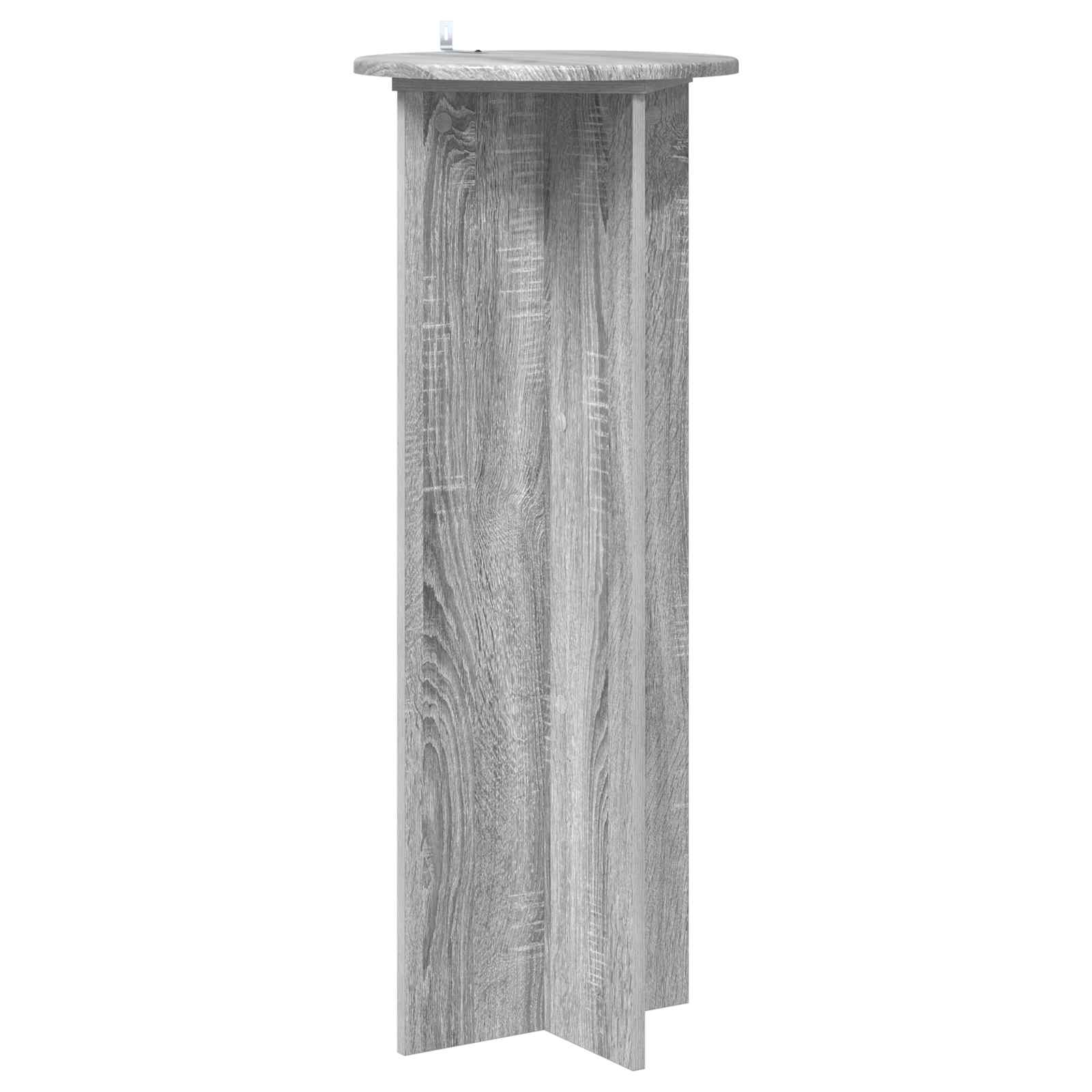 Stalak za biljke 2 pcs Siva sonoma Ø40 x 100 cm