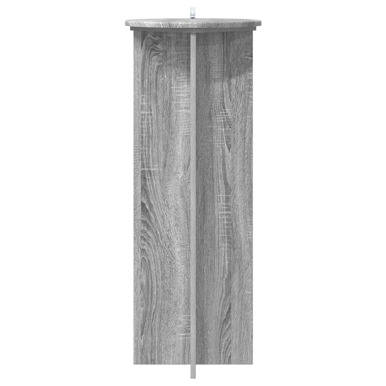 Stalak za biljke 2 pcs Siva sonoma Ø40 x 100 cm