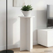 Stalak za biljke 2 pcs Bijela Ø40 x 80 cm Konstruirano drvo