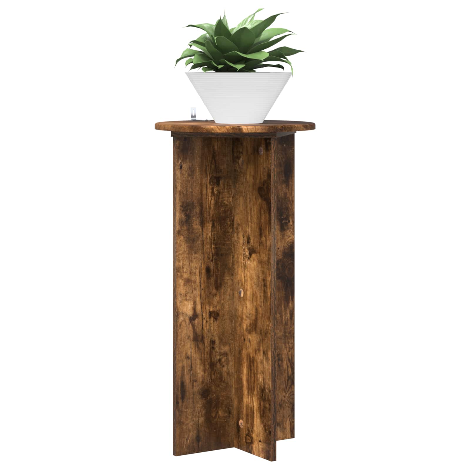 Stalak za biljke 2 pcs Dimljeni hrast 40 x 40 x 80 cm