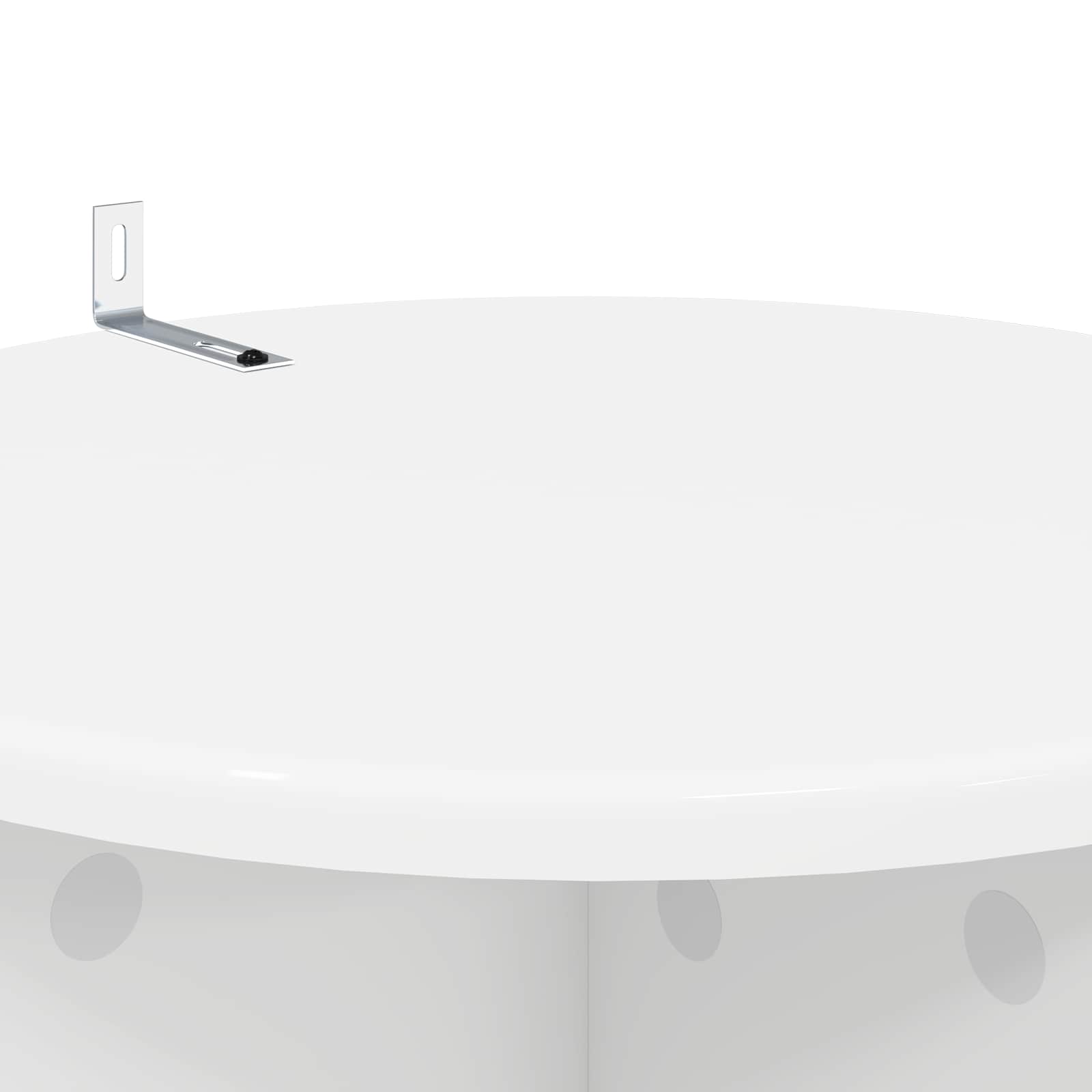 Stalak za biljke 2 pcs Bijela Ø40 x 60 cm Konstruirano drvo