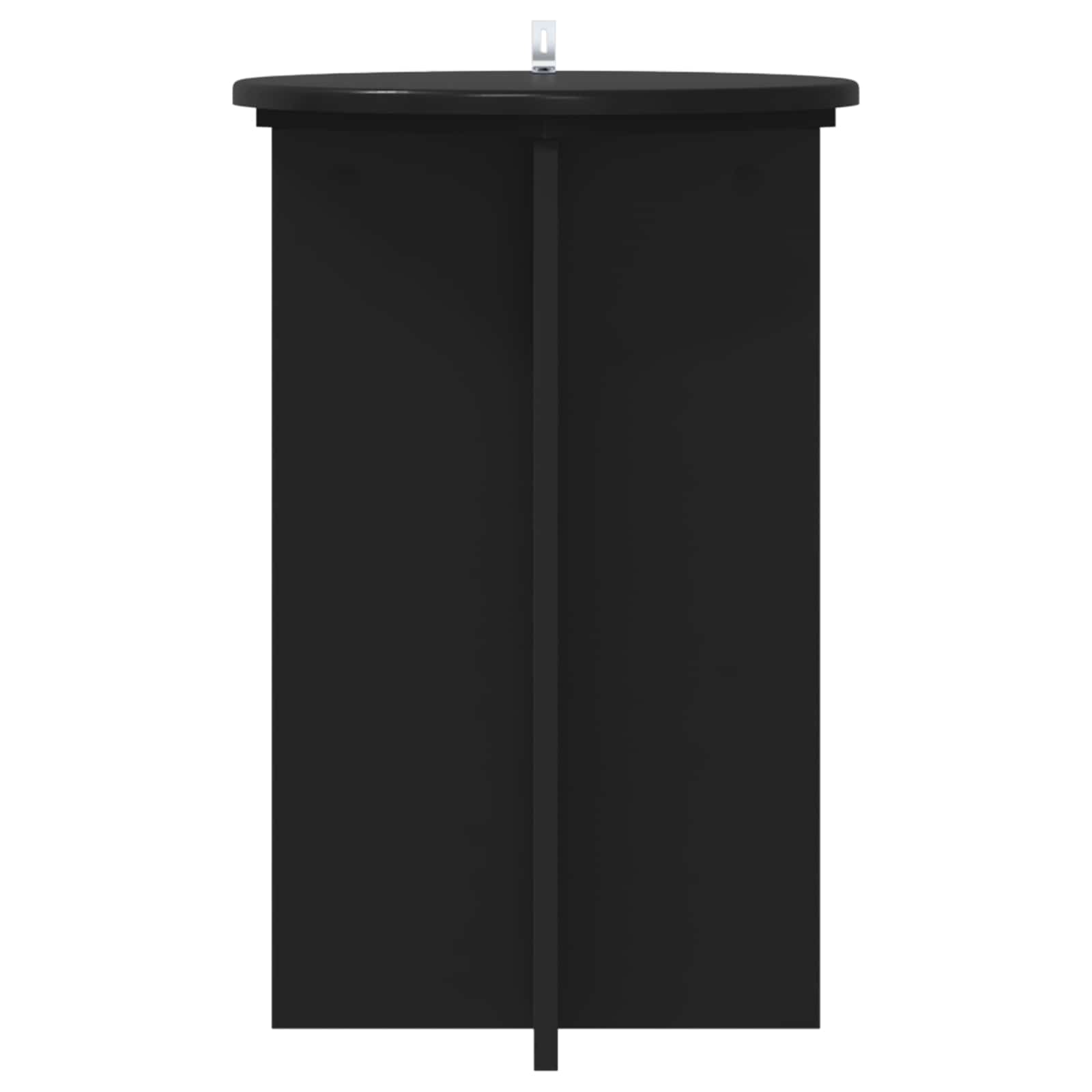 Stalak za biljke 2 pcs Crna Ø40 x 60 cm Konstruirano drvo