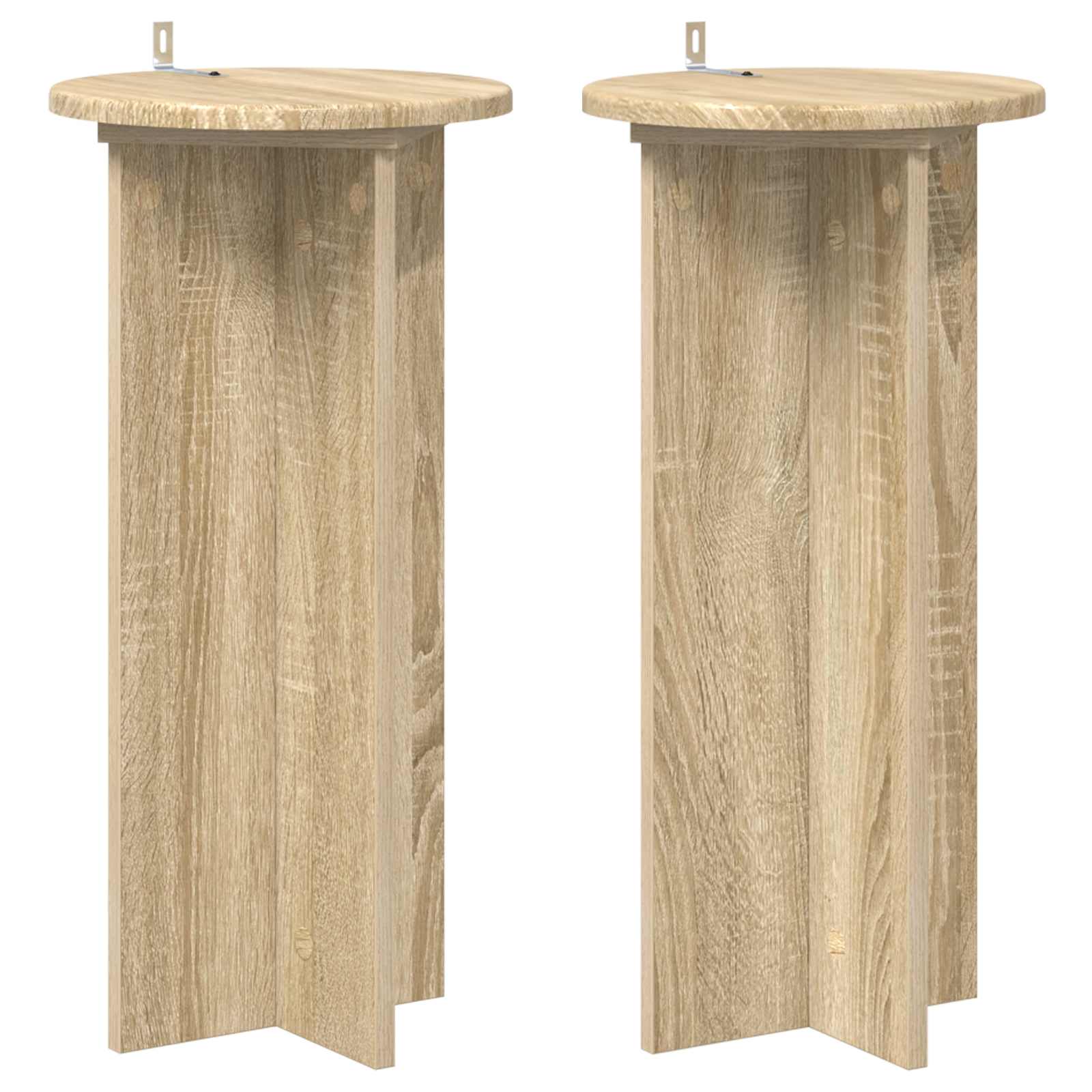 Stalak za biljke 2 pcs Hrast sonoma 29,5 x 29,5 x 60 cm