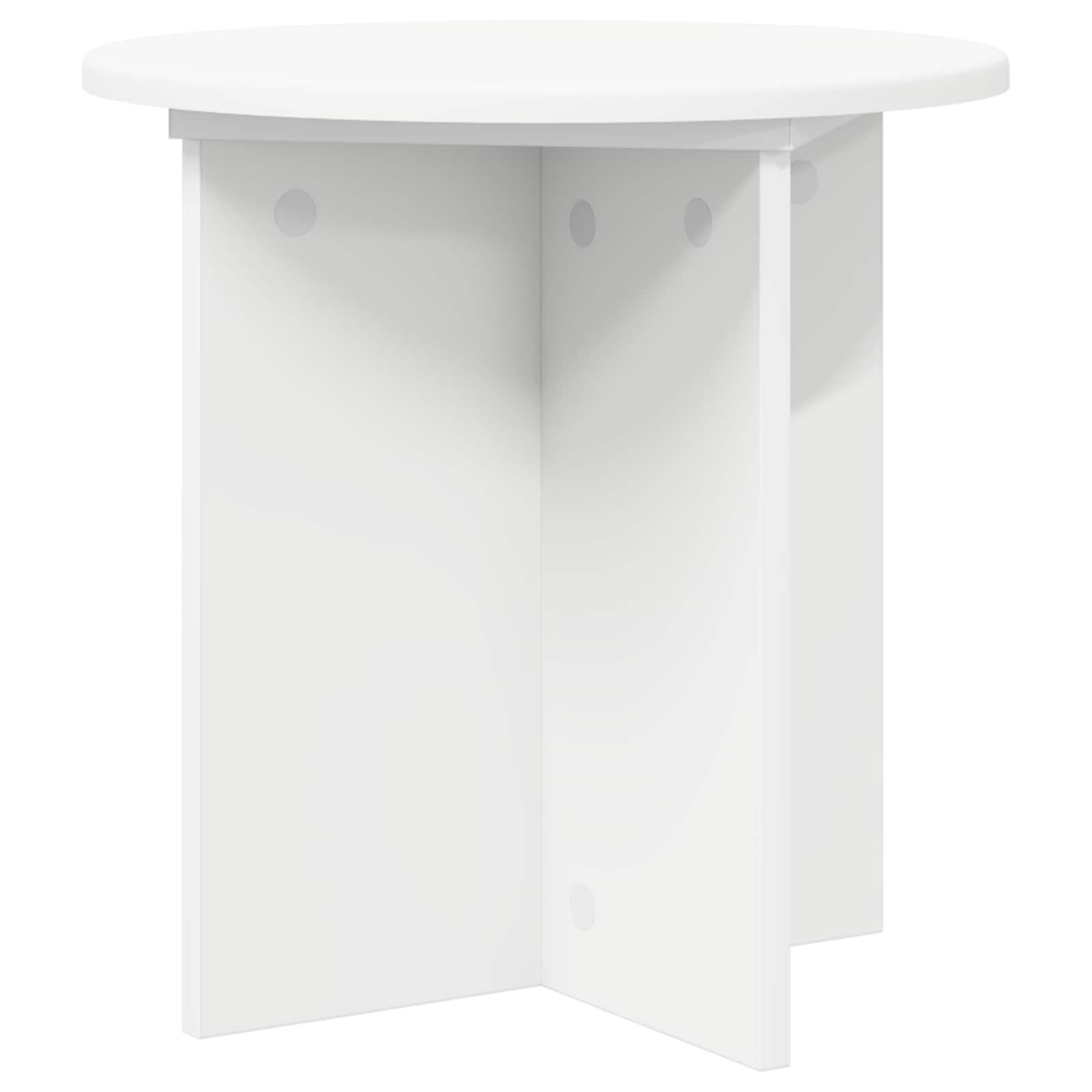 Stalak za biljke 2 pcs Bijela Ø40 x 40 cm Konstruirano drvo