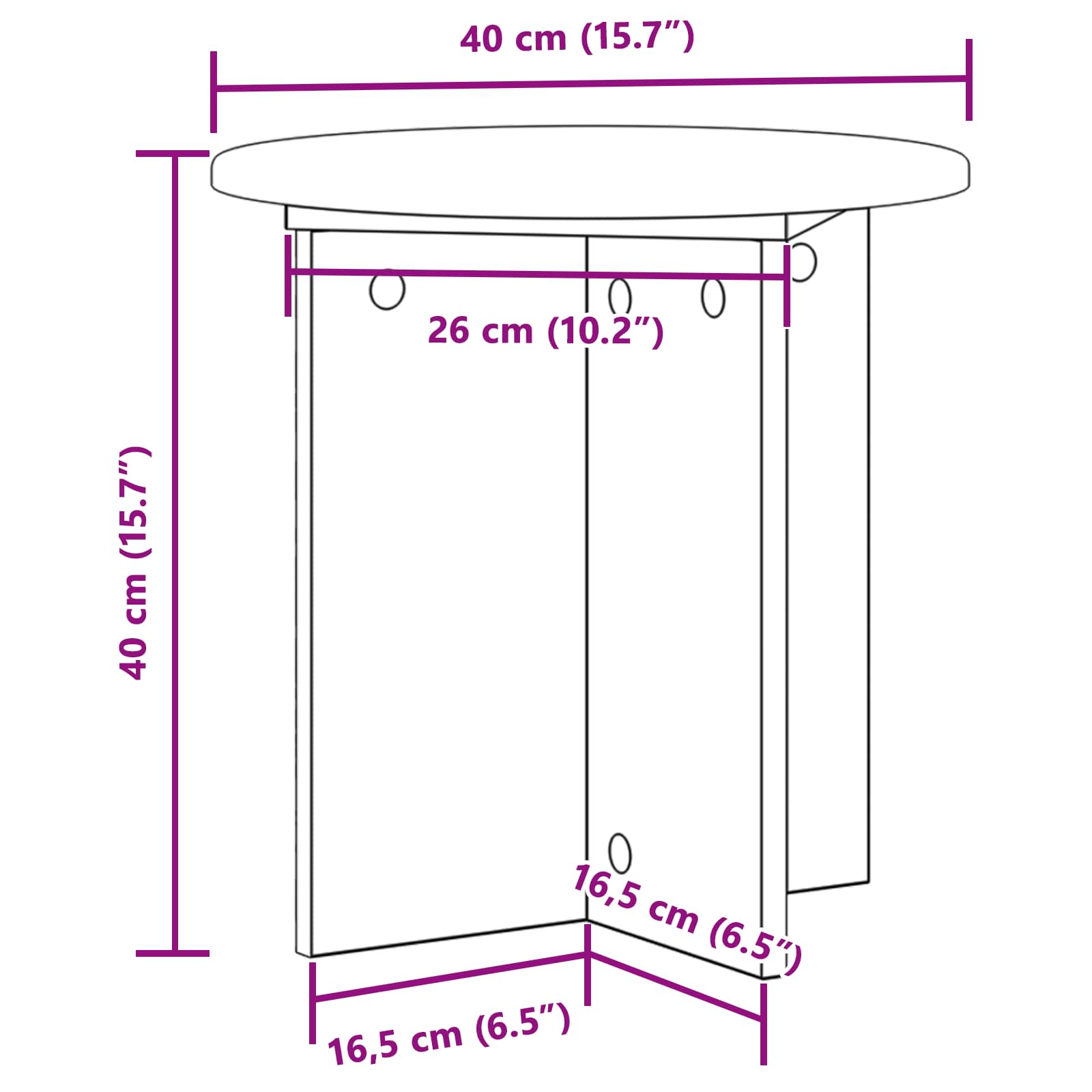 Stalak za biljke 2 pcs Siva sonoma 40 x 40 x 40 cm
