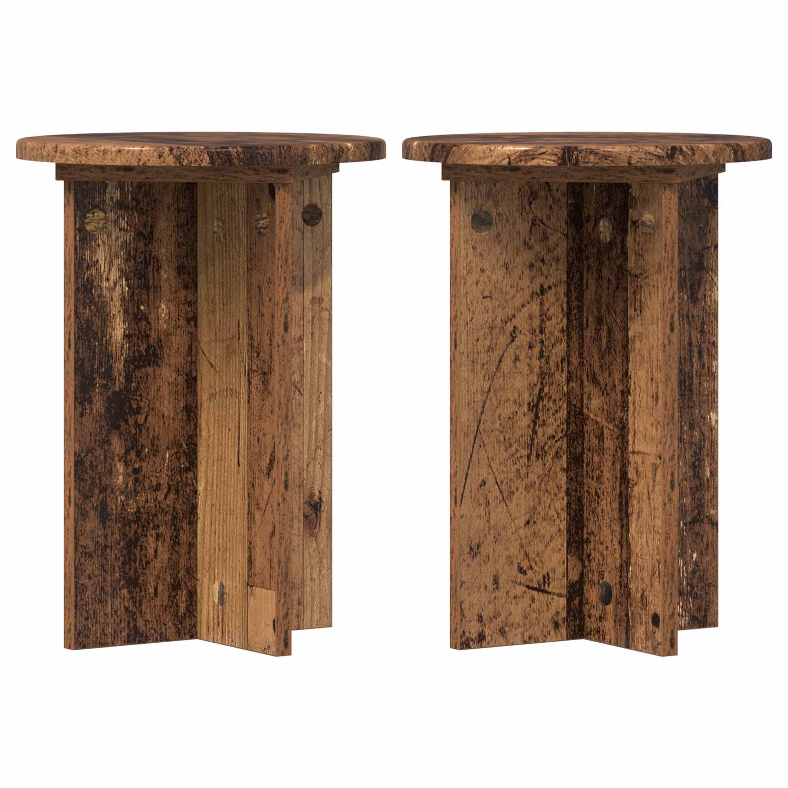 Stalak za biljke 2 pcs Staro drvo Ø29,5 x 40 cm