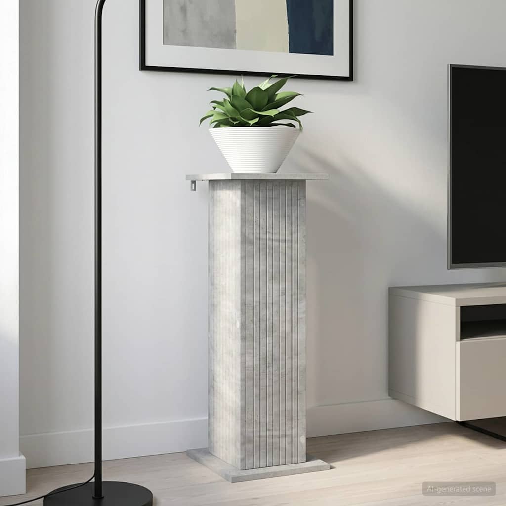 Stalak za biljke 2 pcs Betonska siva 30,5 x 30 x 80,5 cm