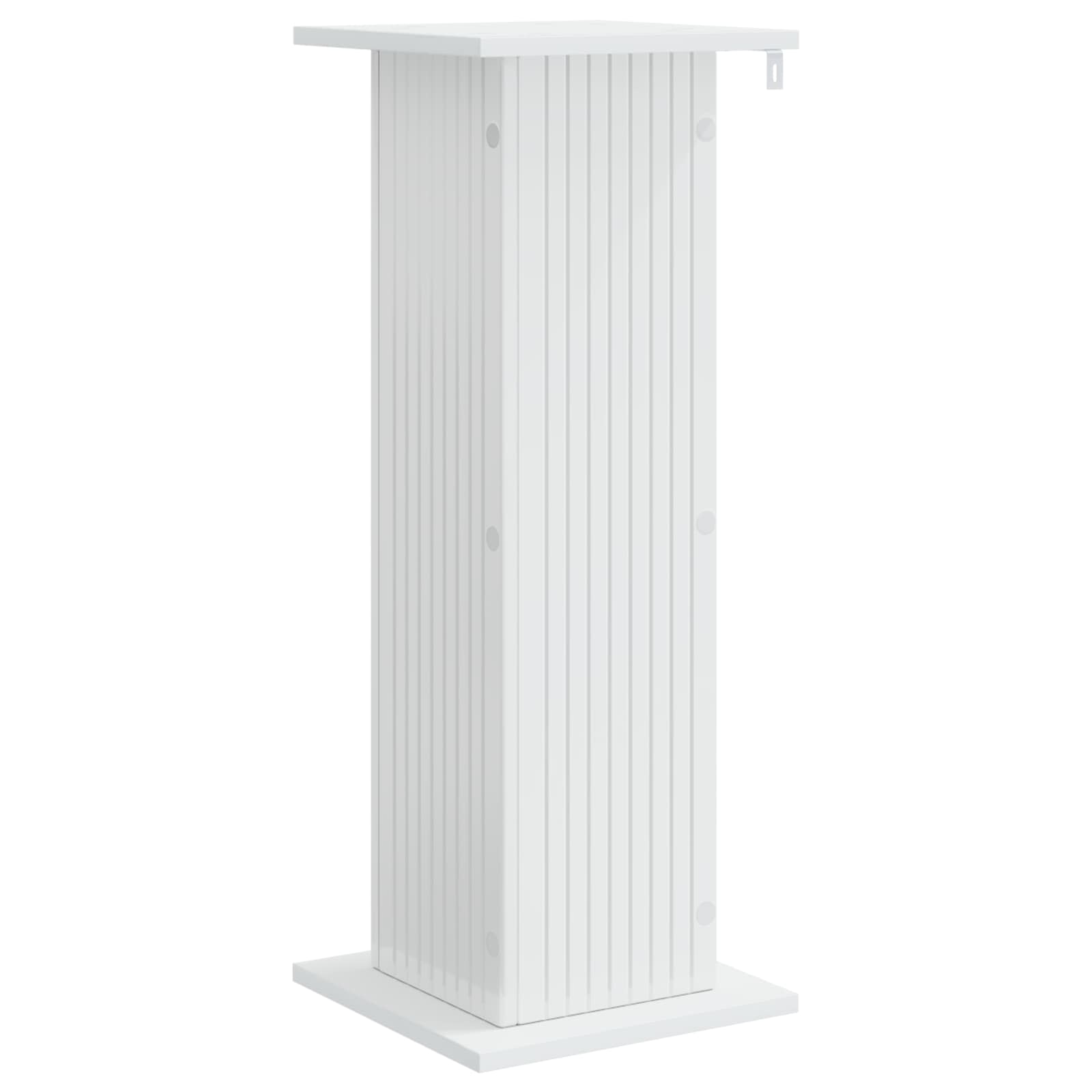 Stalak za biljke 2 pcs Bijela visokog sjaja 30,5 x 30 x 80,5 cm