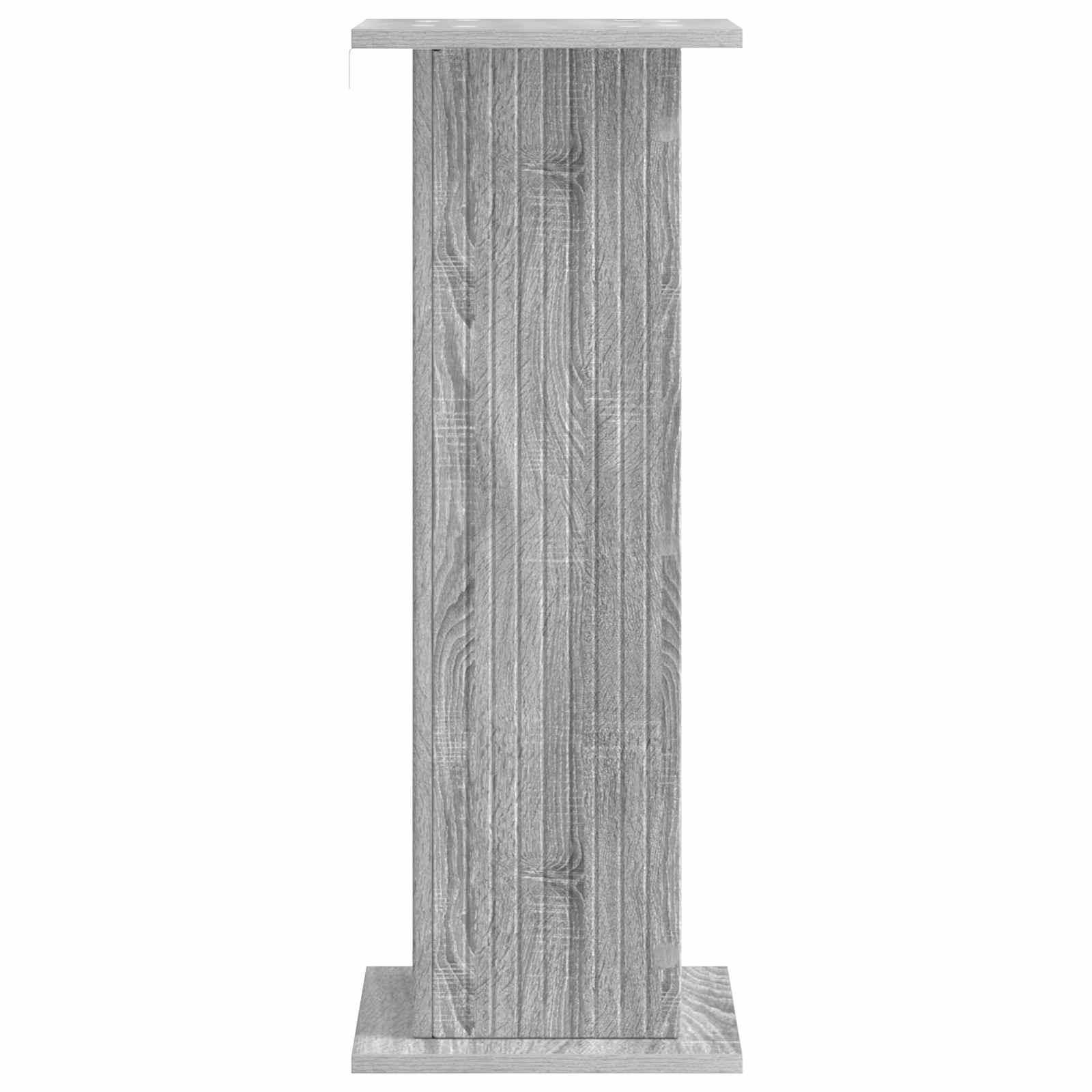 Stalak za biljke 2 pcs Siva sonoma 30,5 x 30 x 80,5 cm