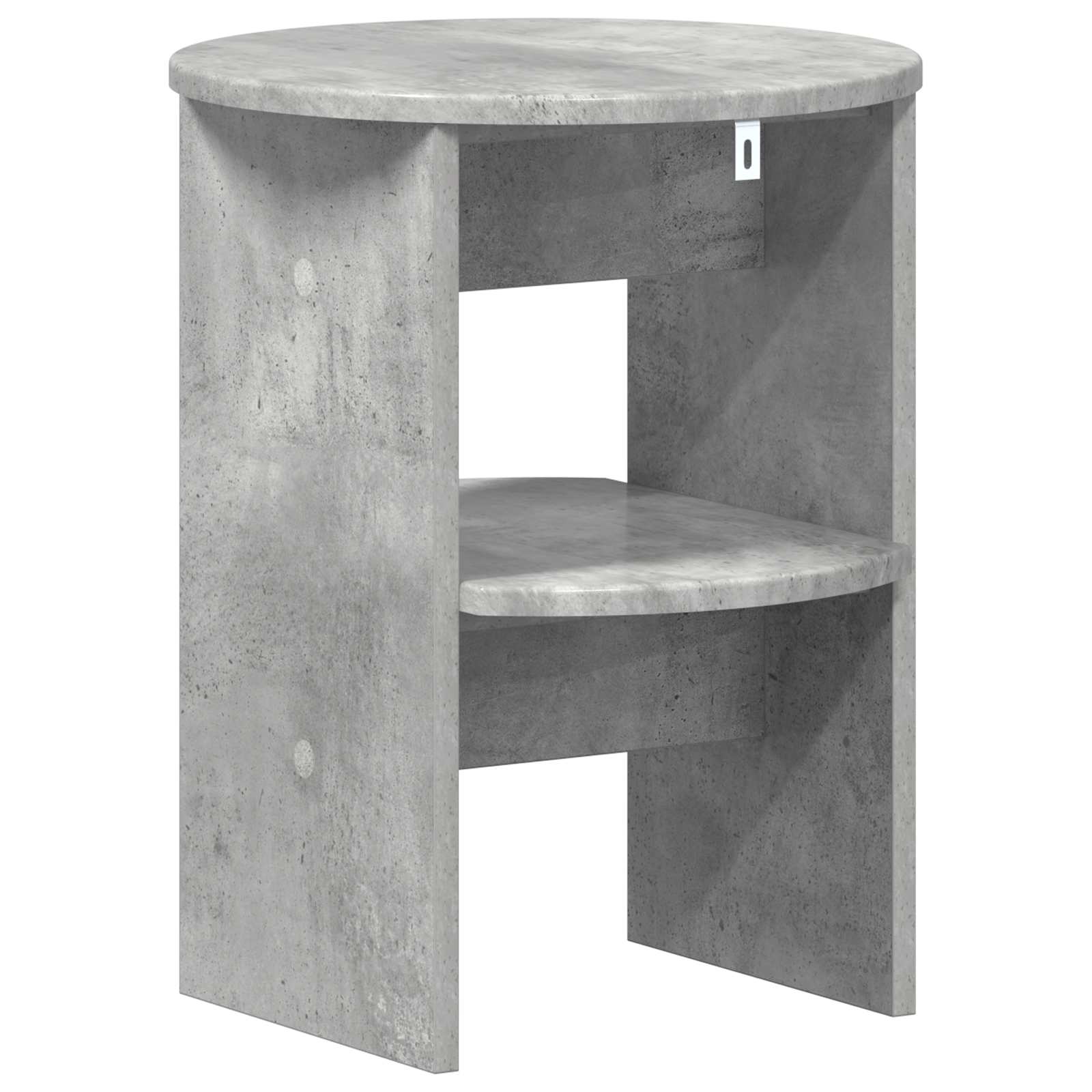 Pomoćni ormarić 2 pcs Betonsko Siva Ø40 x 50 cm