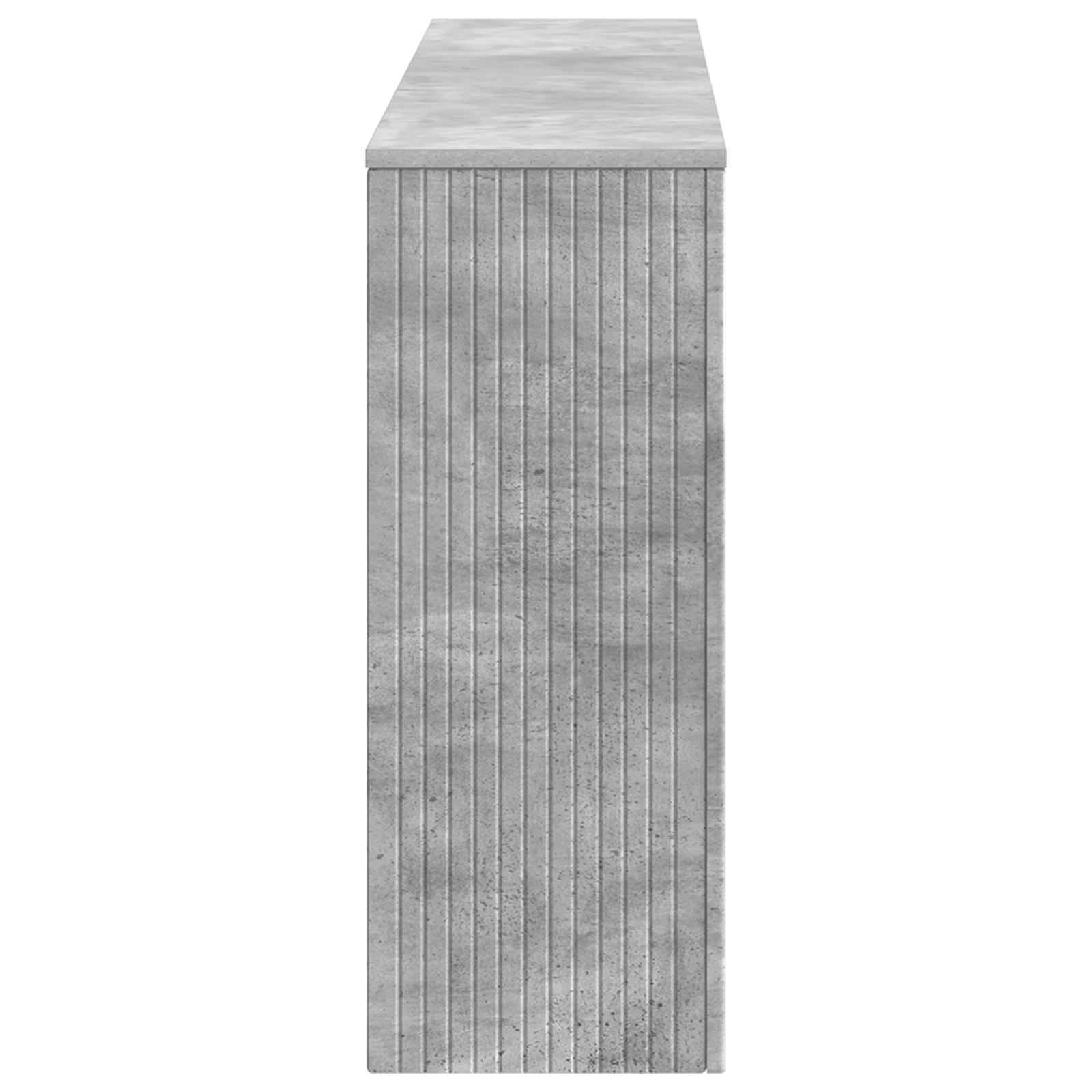Konzolna stolica Prugasti Betonsko Siva 155 x 29 x 74 cm