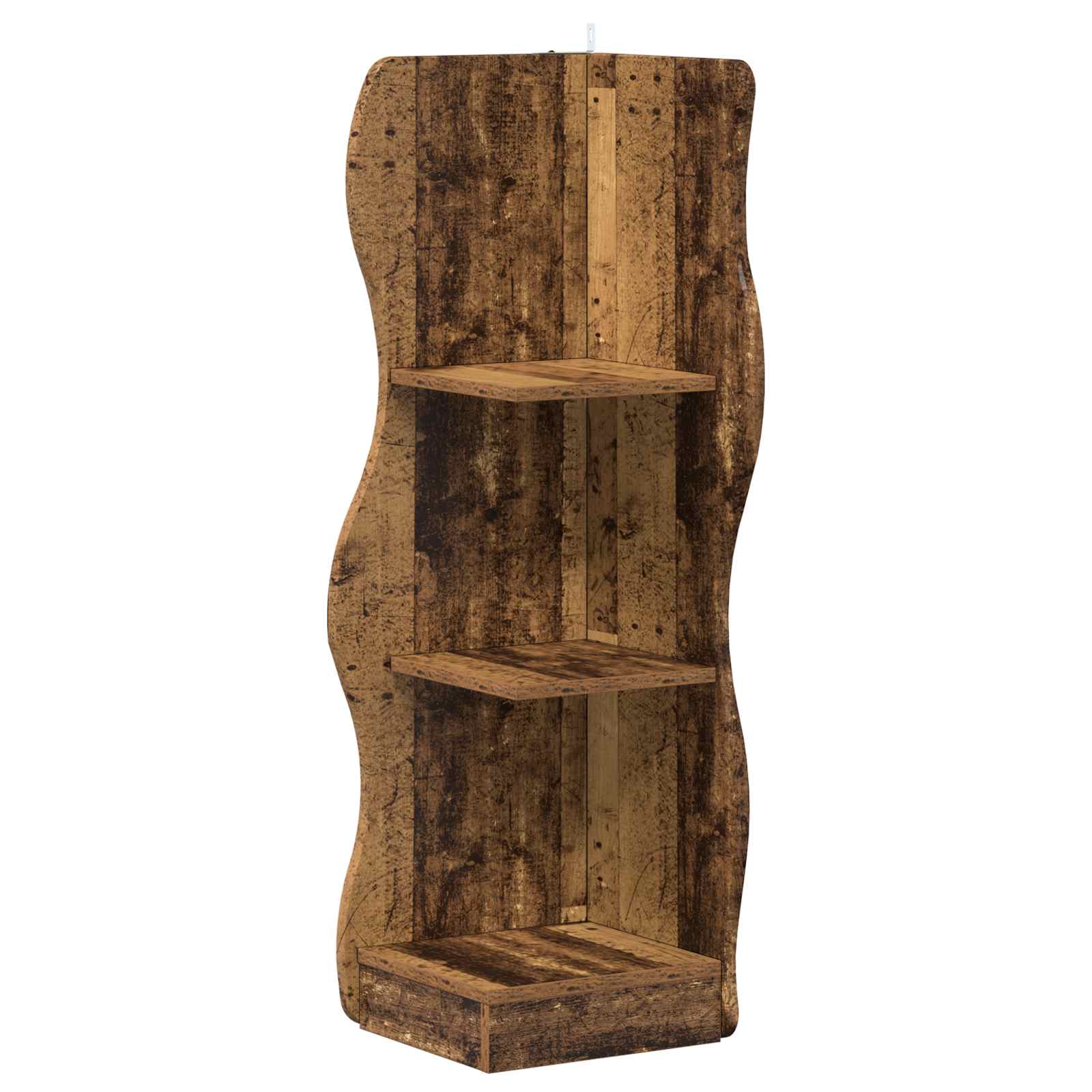 Kutna polica Staro drvo 34 x 33 x 102 cm Konstruirano drvo