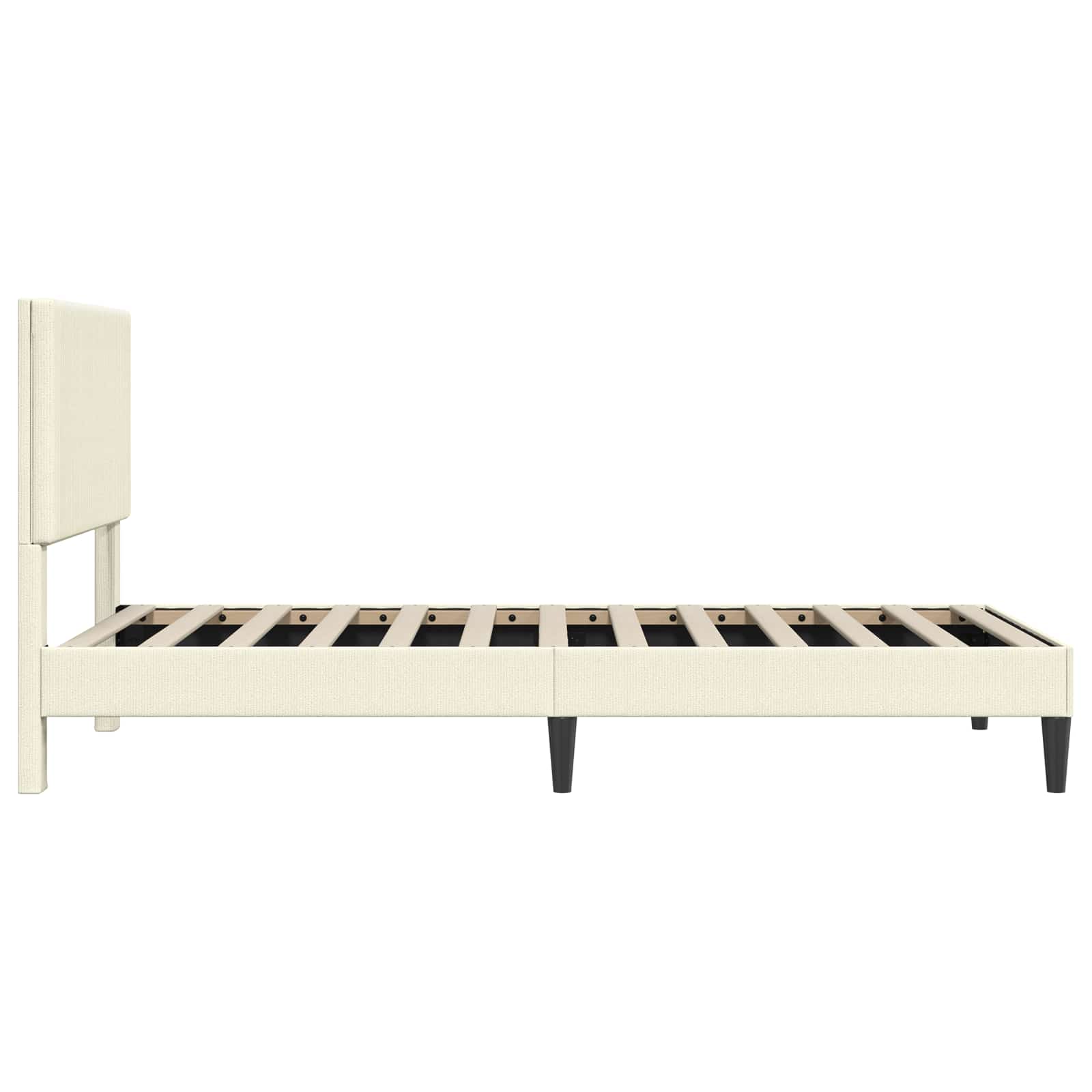 Krevetna konstrukcija Krem 80 x 200 cm Kordura tekstil