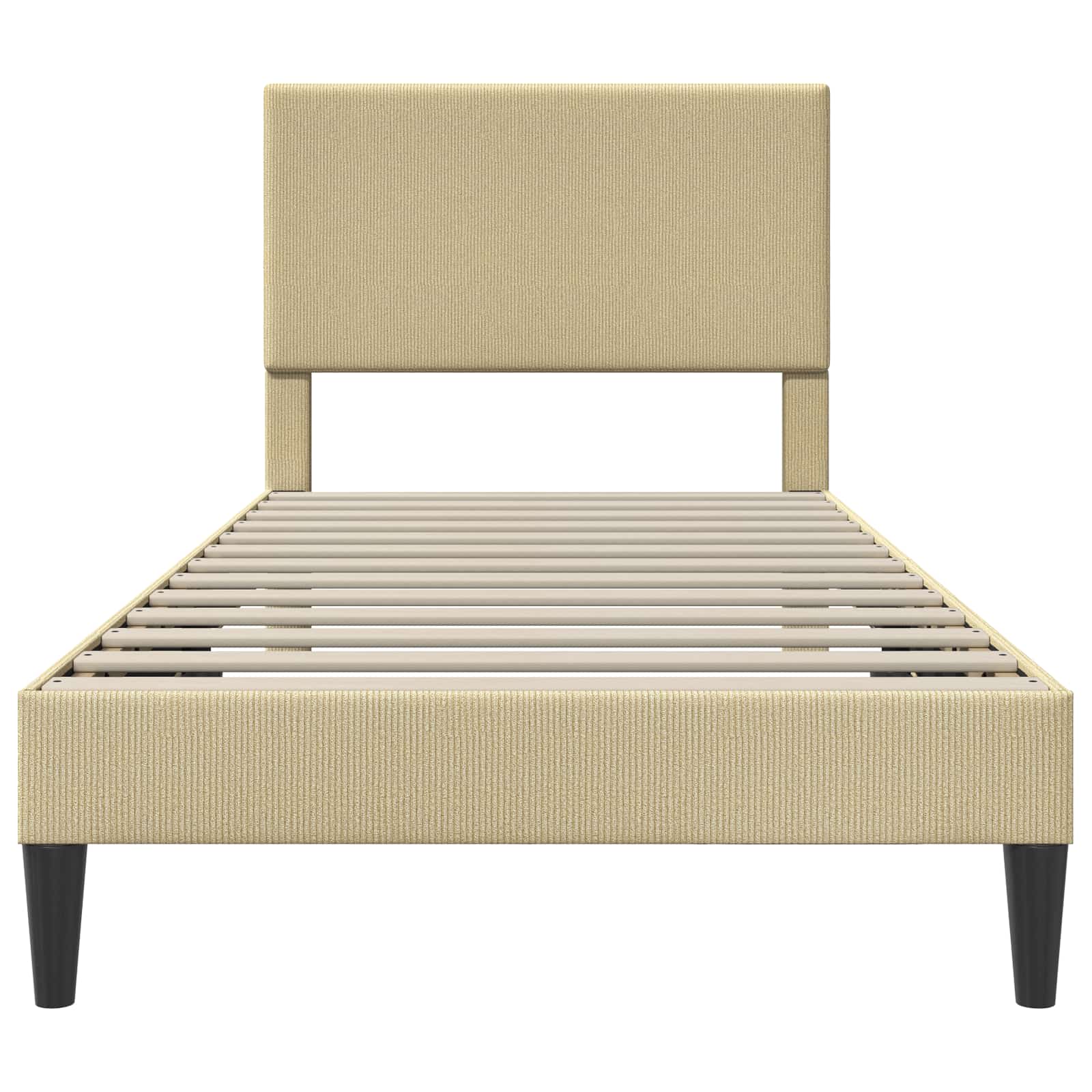 Krevetna konstrukcija Svijetlozeleni sivi 90 x 190 cm