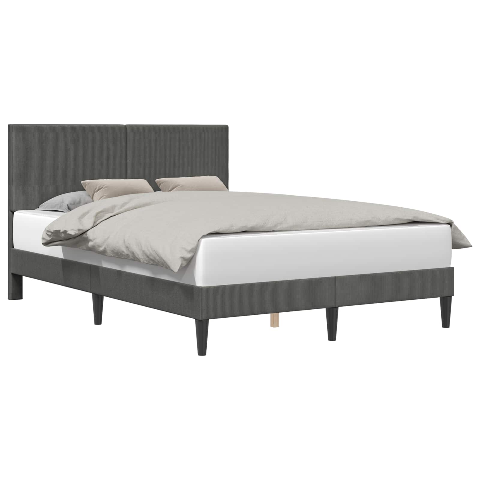Krevetna konstrukcija Tamnosiva 120 x 190 cm Kordura tekstil