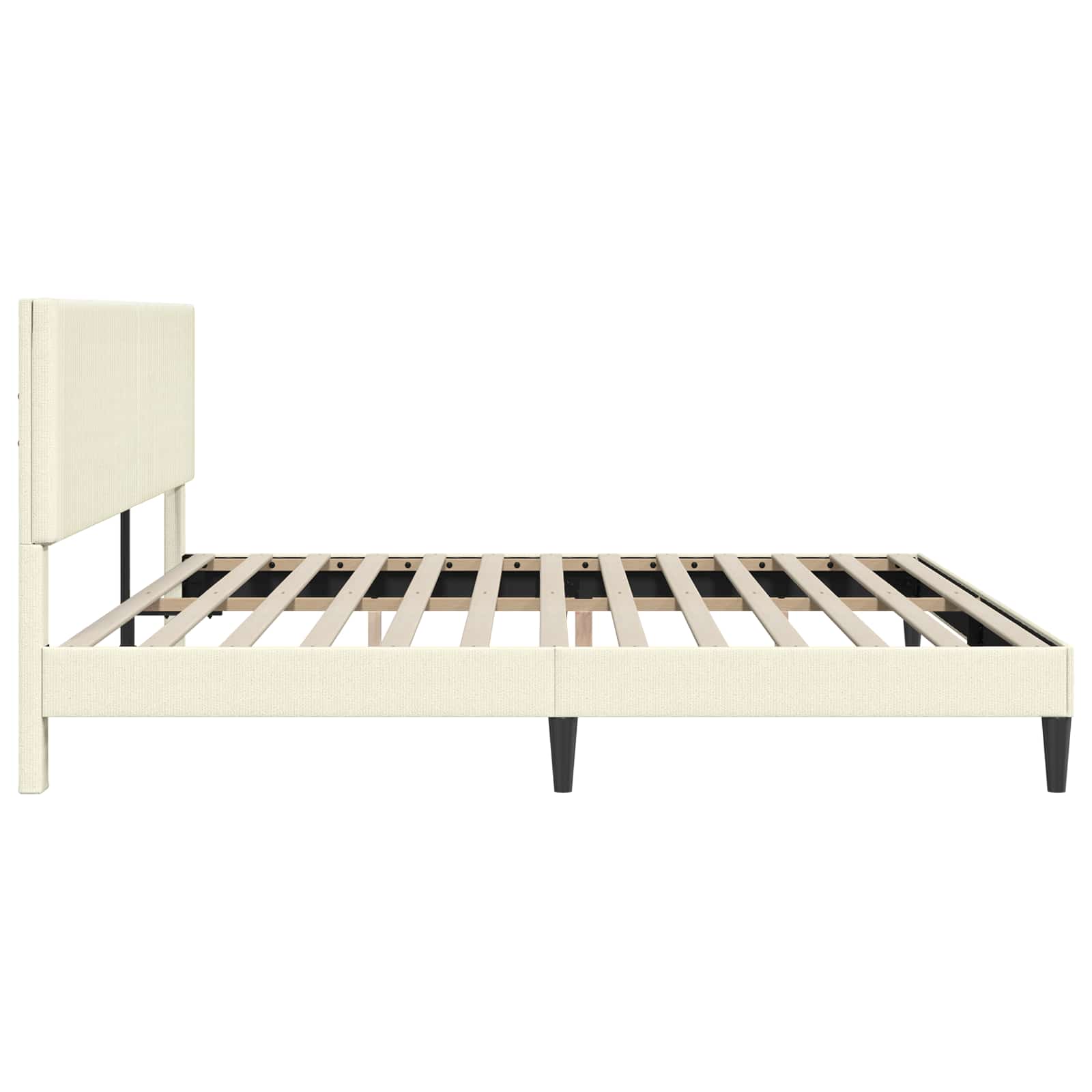 Krevetna konstrukcija Krem 180 x 200 cm Kordura tekstil