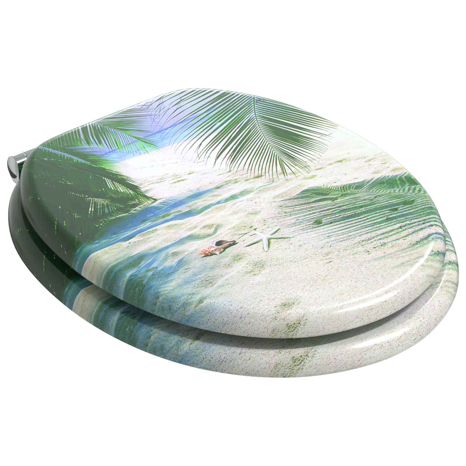 Toaletna sjedala s mekim zatvaranjem 2 pcs Zelena 44 x 38 cm