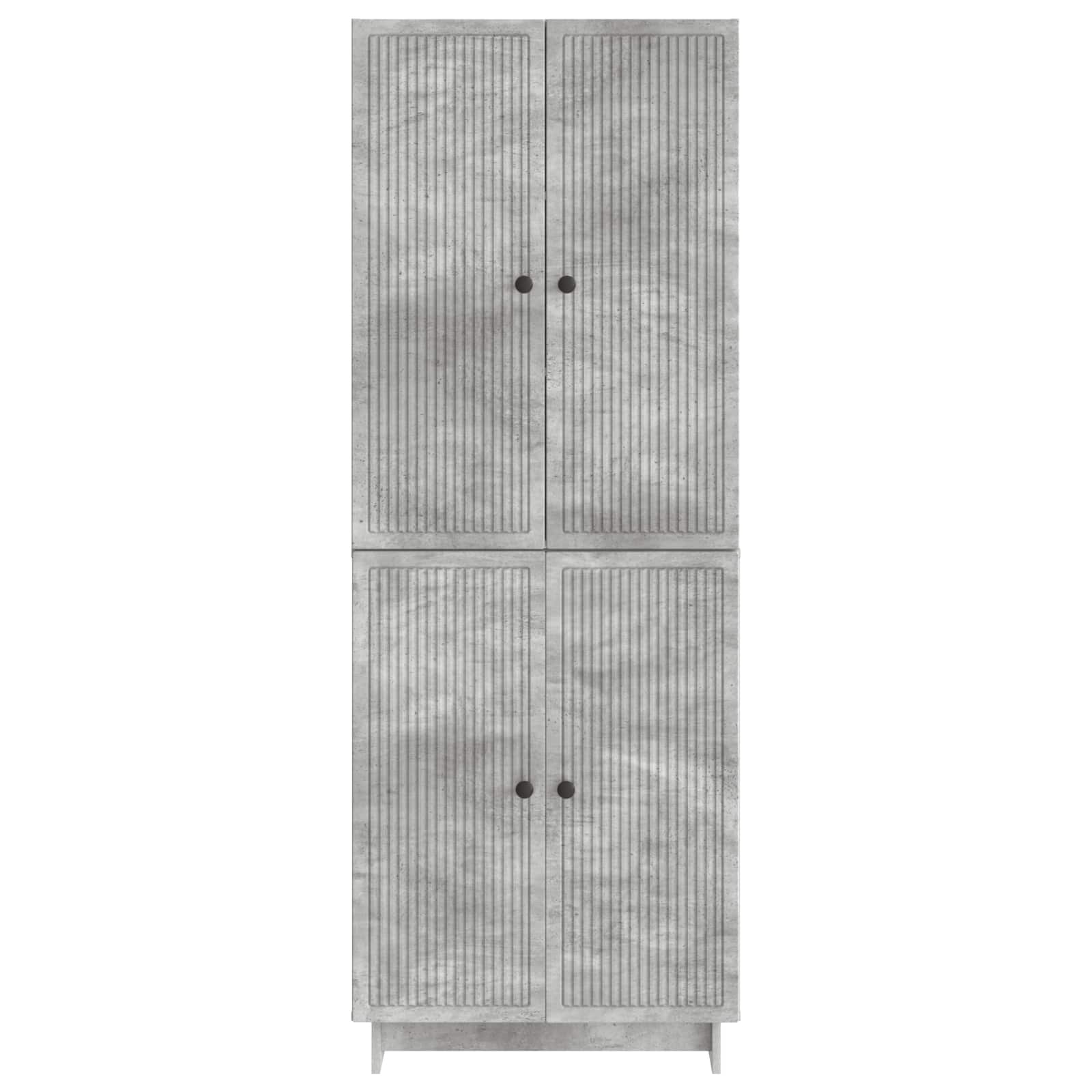 Set ormara 2 pcs Betonska siva 66 x 34,5 x 90 cm