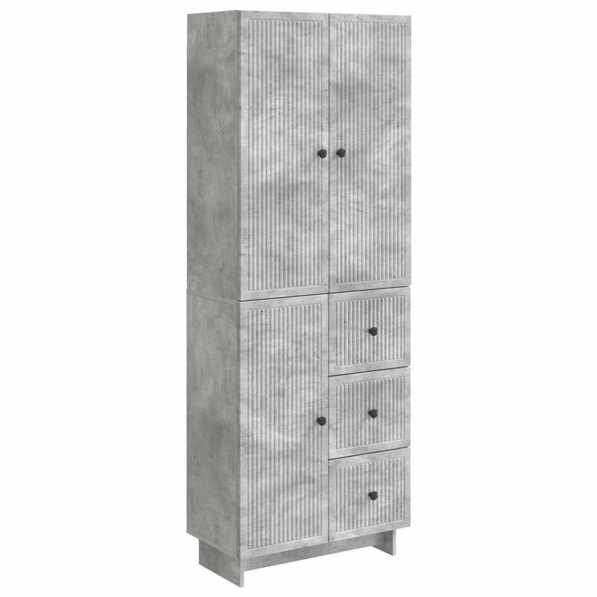 Set ormara 2 kom. Konstruirano drvo Siva 66 x 34,5 x 90 cm