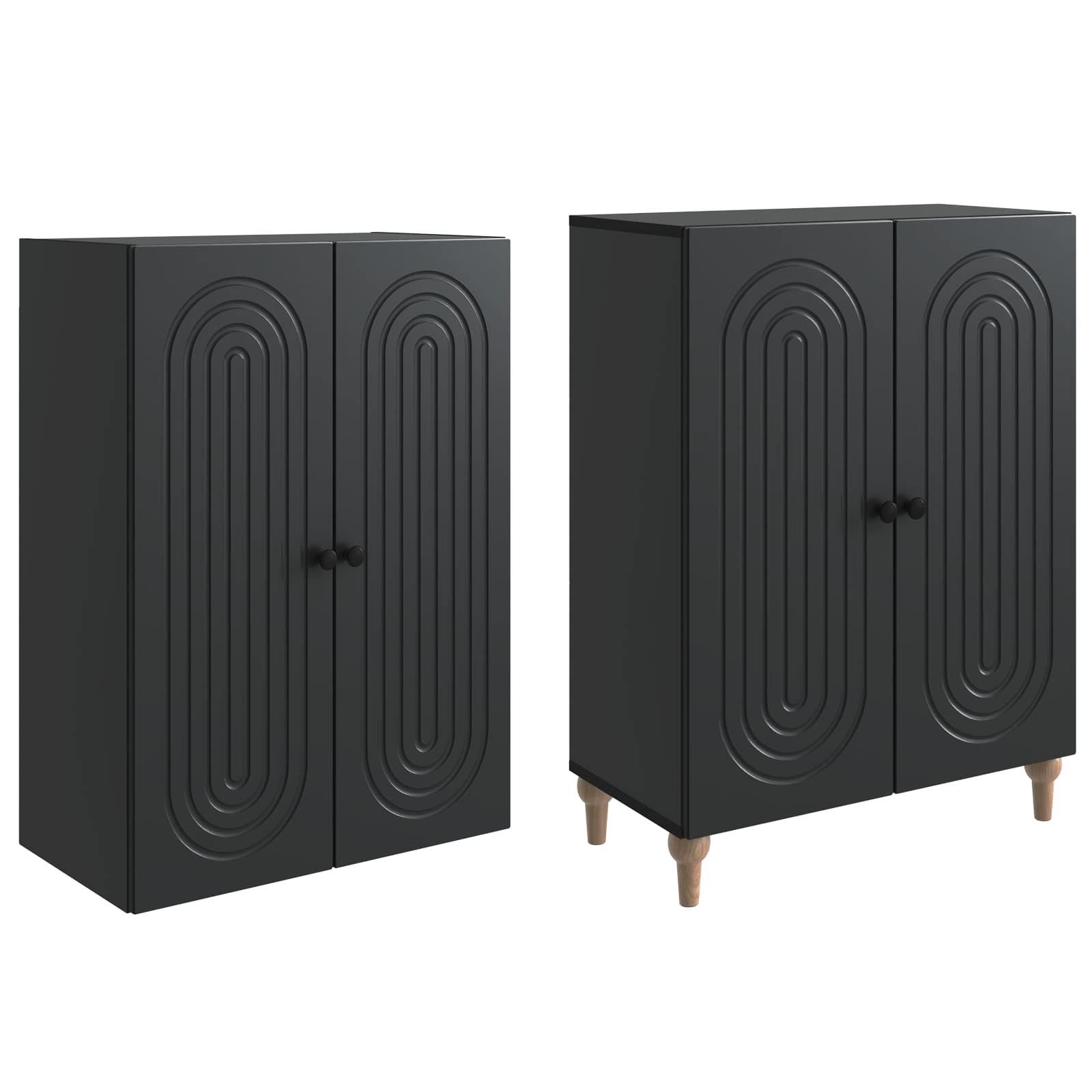 Set ormara 2 pcs 66 x 34,5 x 90 cm Konstruirano drvo