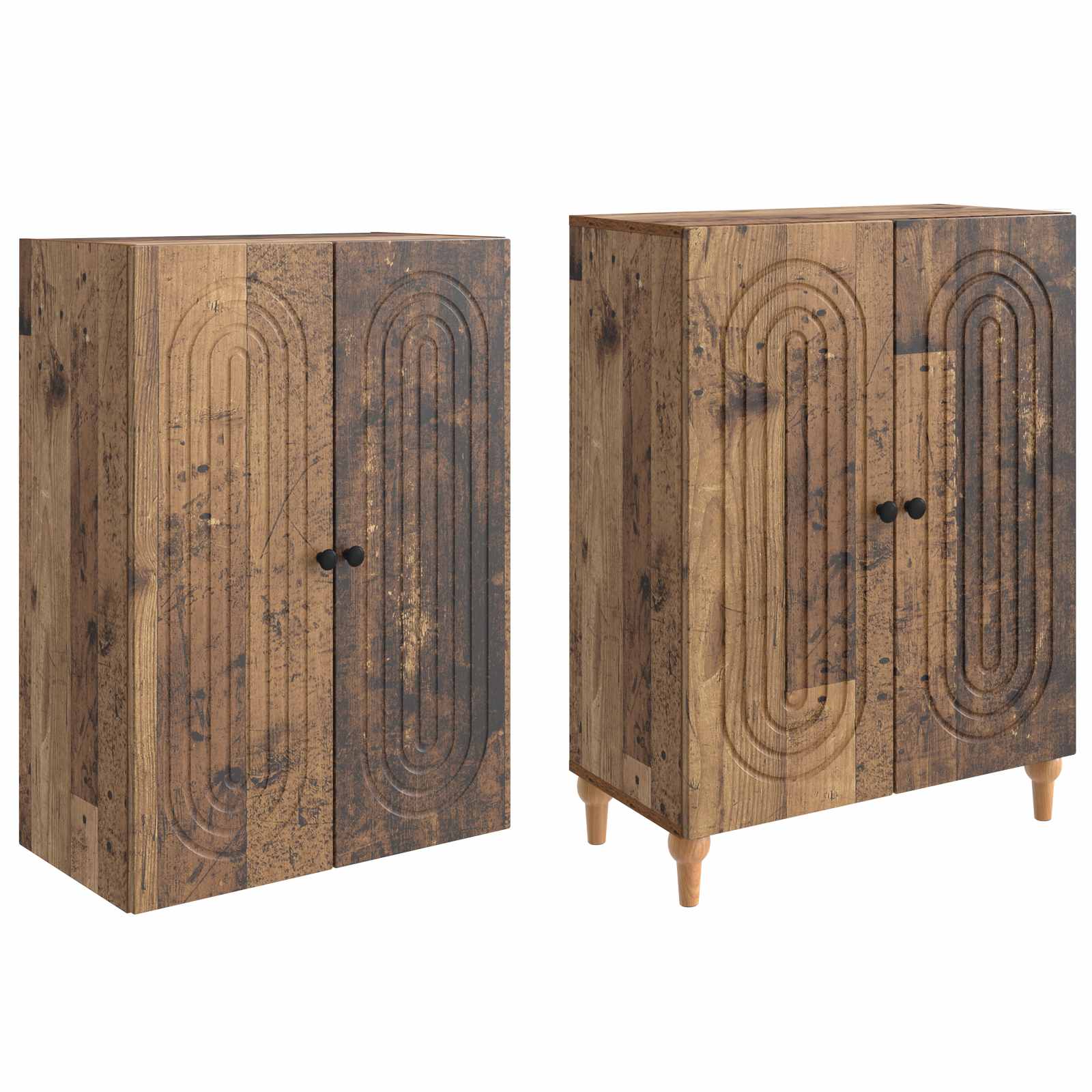 Set ormara 2 pcs 66 x 34,5 x 90 cm Konstruirano drvo