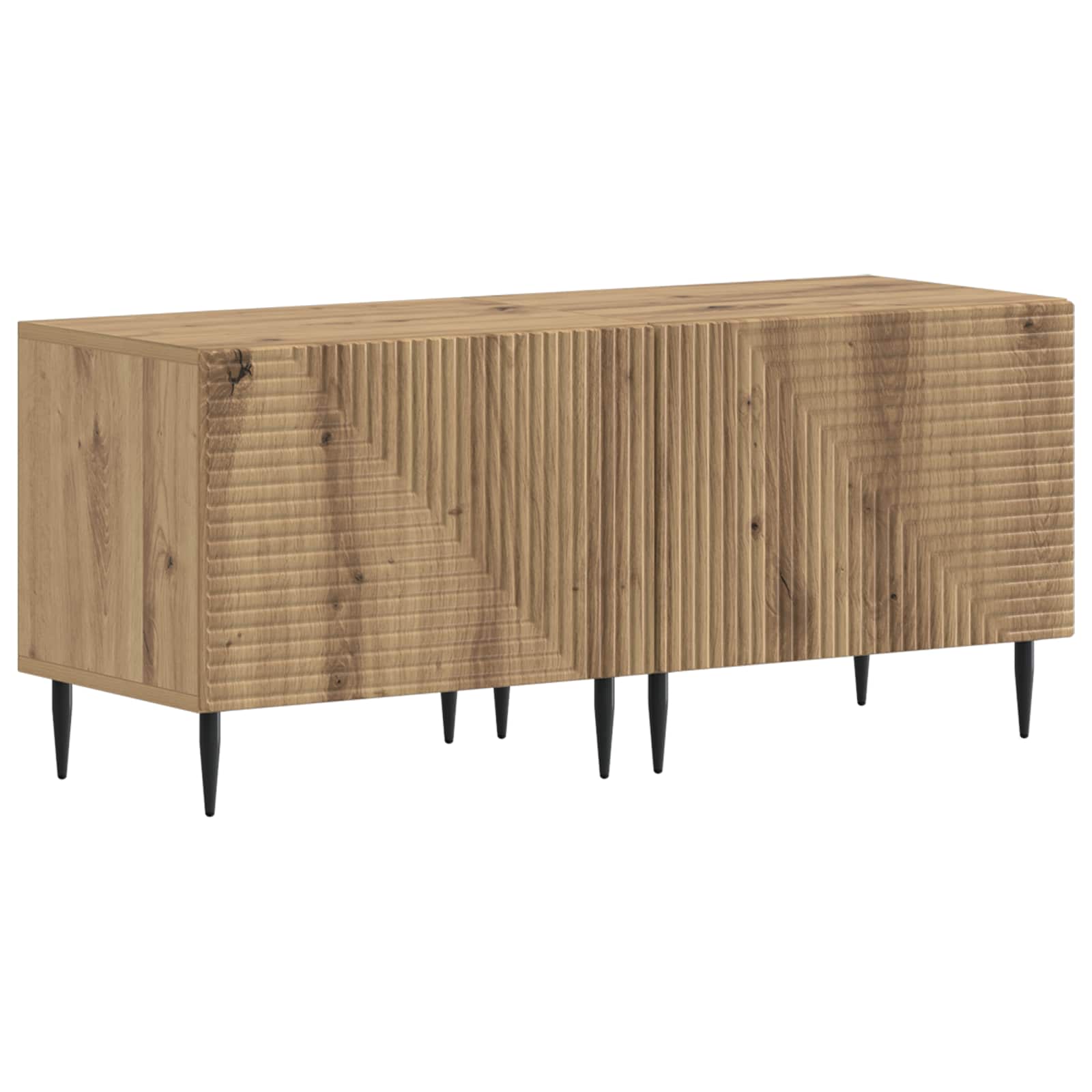 3-dijelni LED TV kabinet Hrast artisan Konstruirano drvo