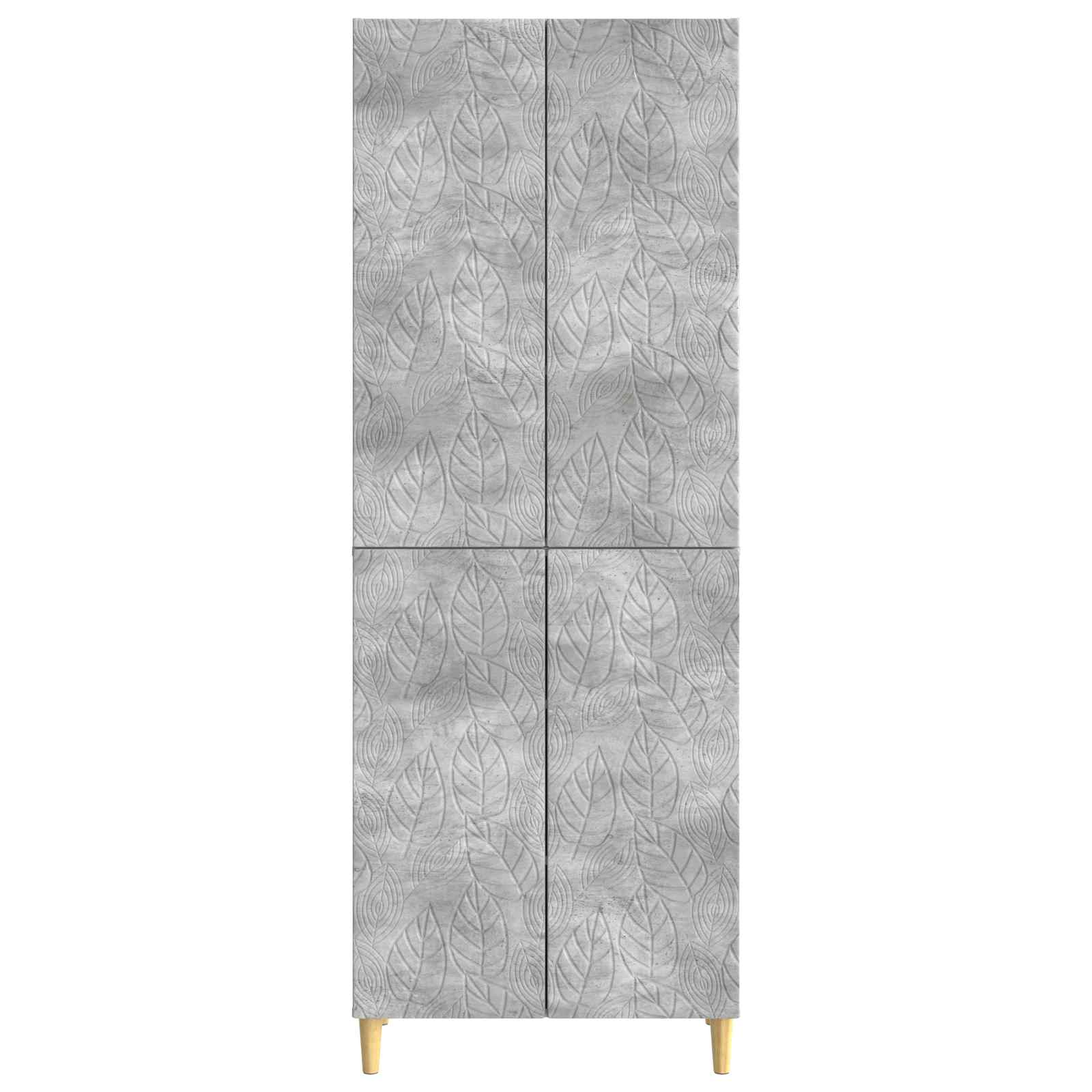 Set ormara 2 pcs Betonska siva Konstruirano drvo