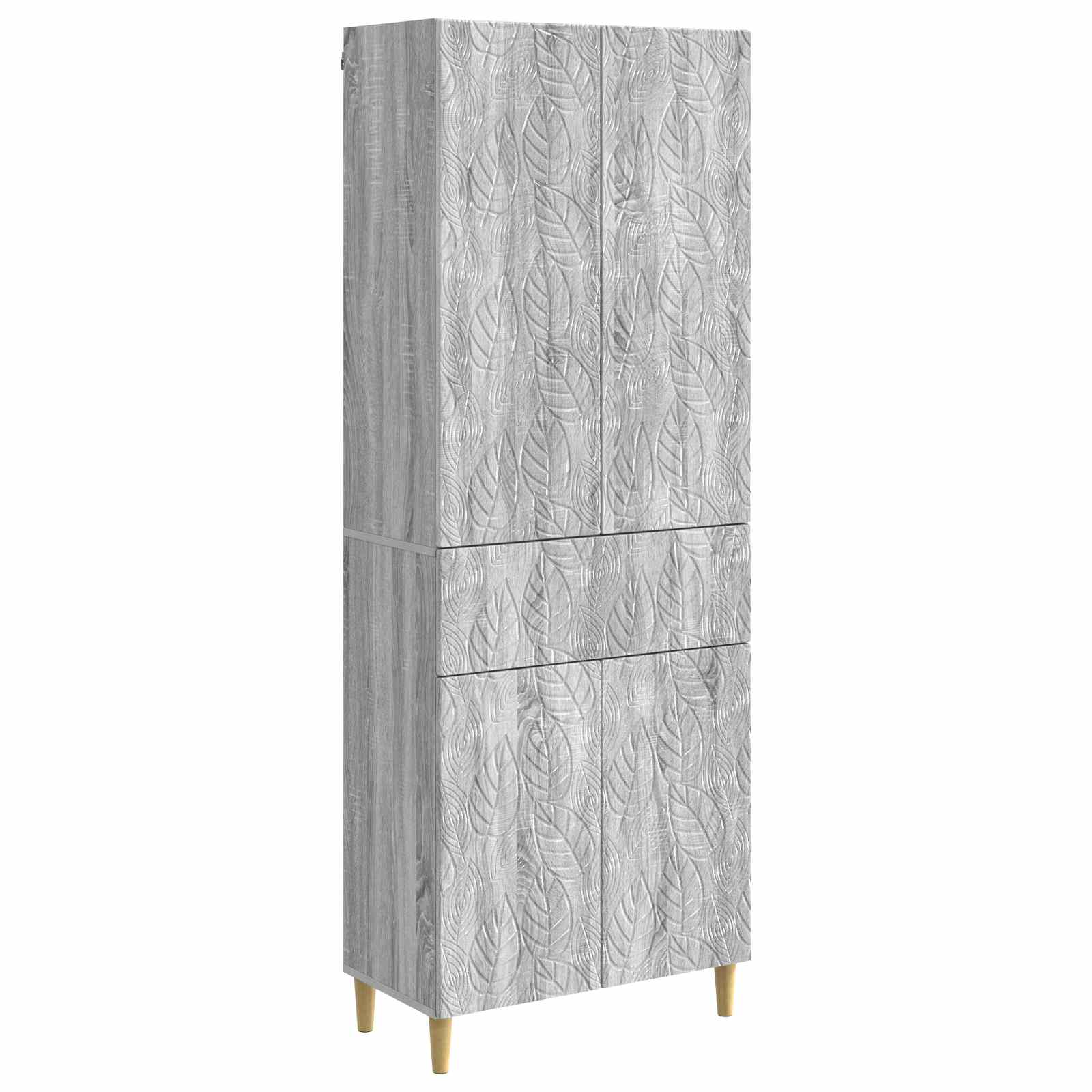 Set ormara 2 pcs Siva Sonoma Konstruirano drvo
