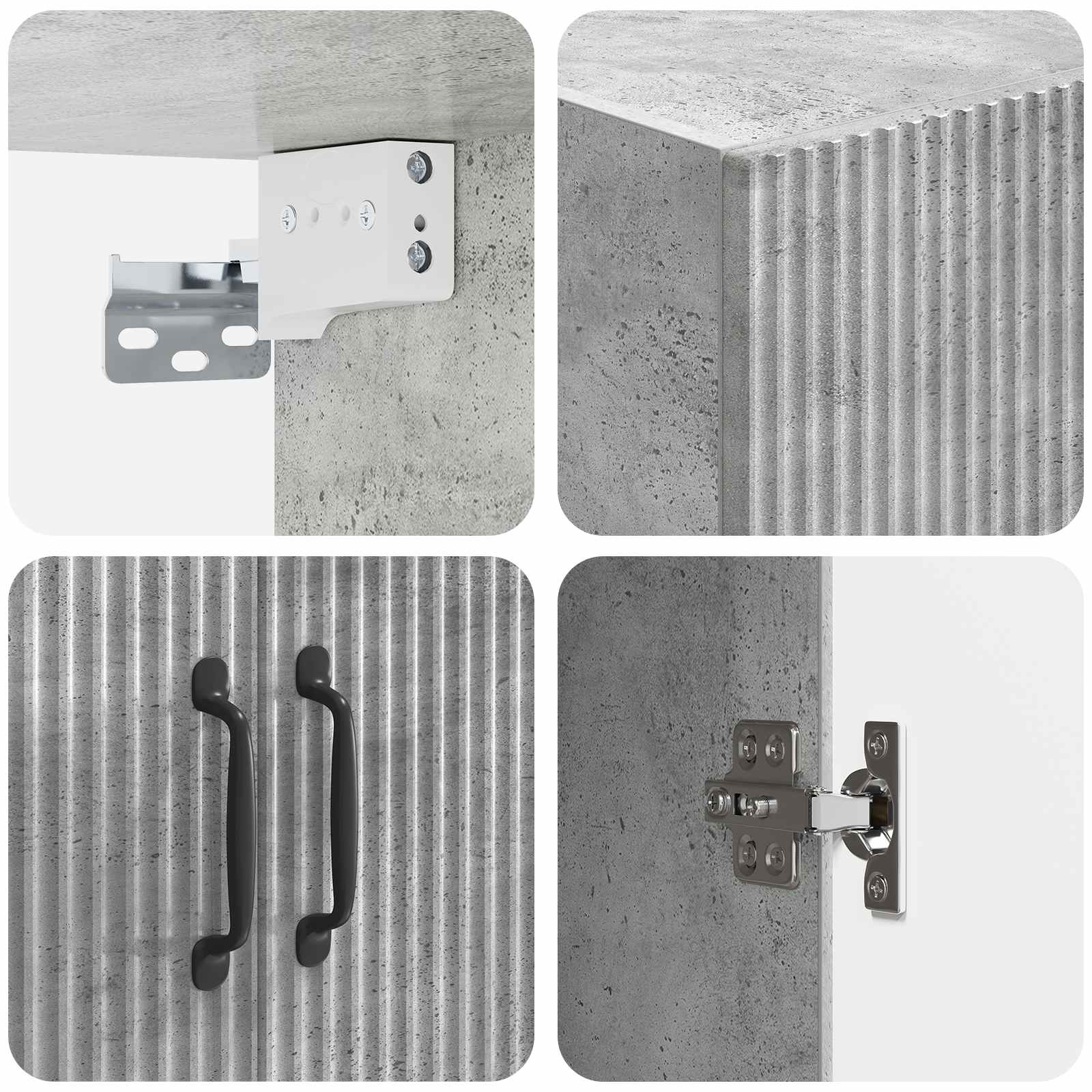 Set ormara 2 pcs Konstruirano drvo