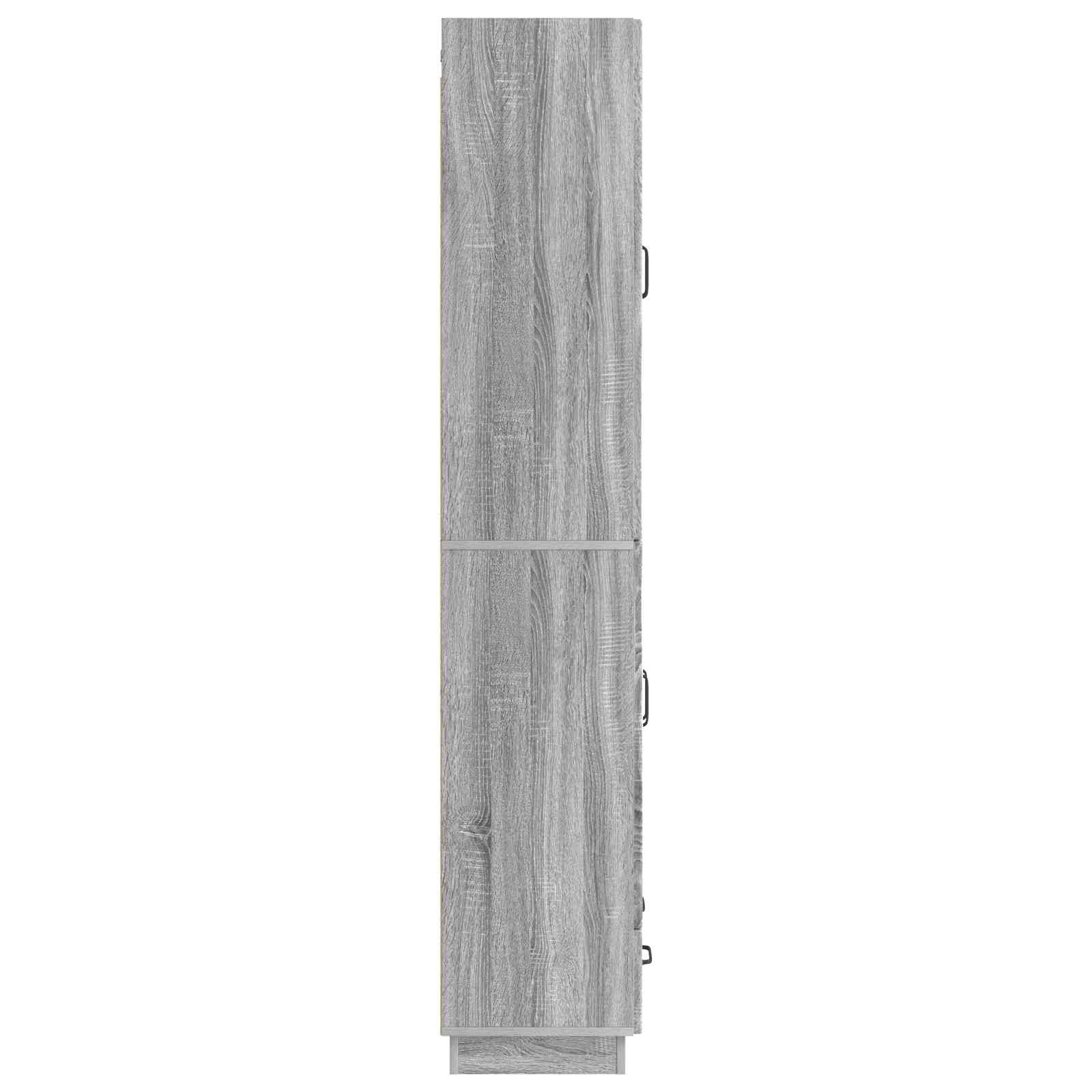 Set ormara 2 pcs Siva Sonoma Konstruirano drvo