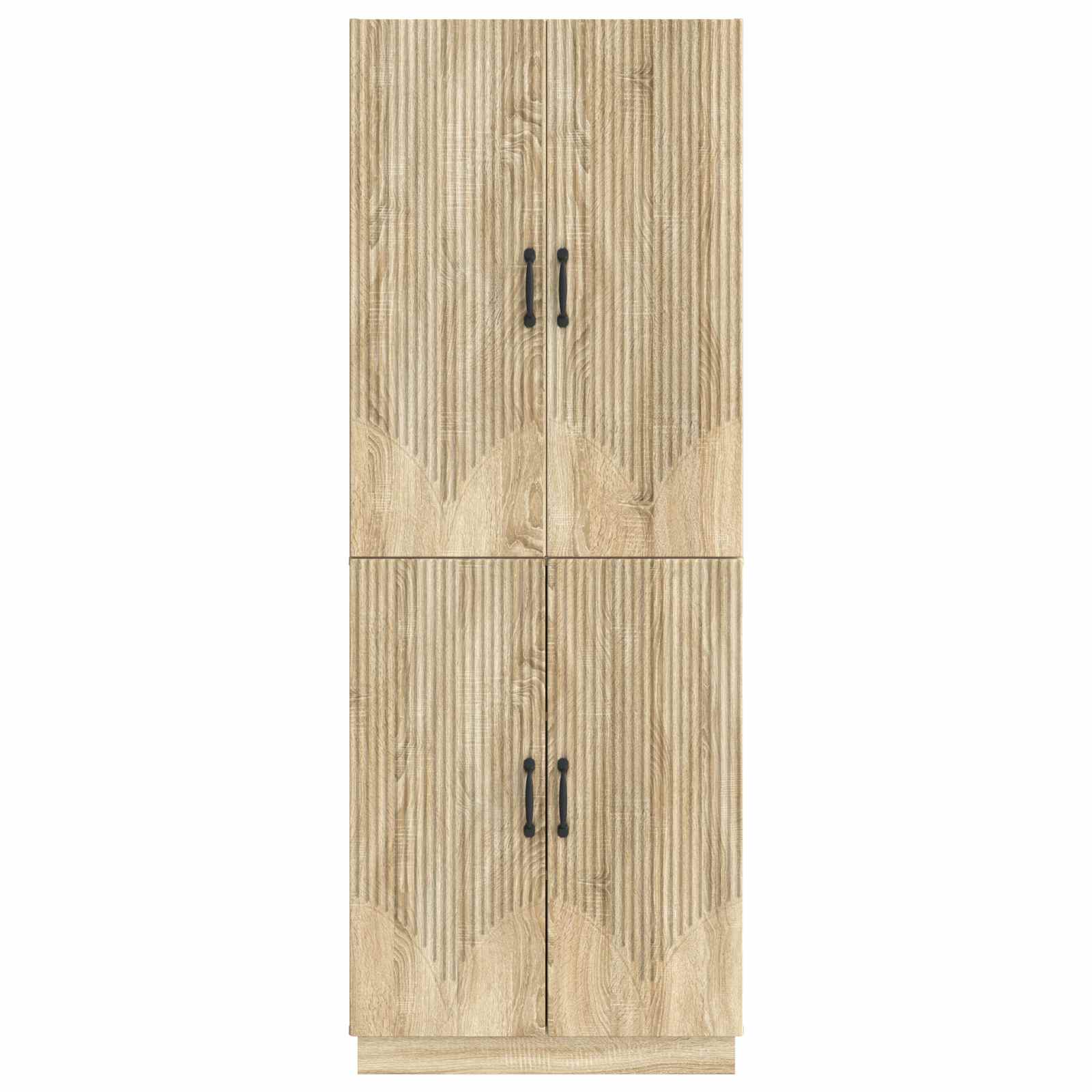 Set ormara 2 pcs Hrast sonoma Konstruirano drvo