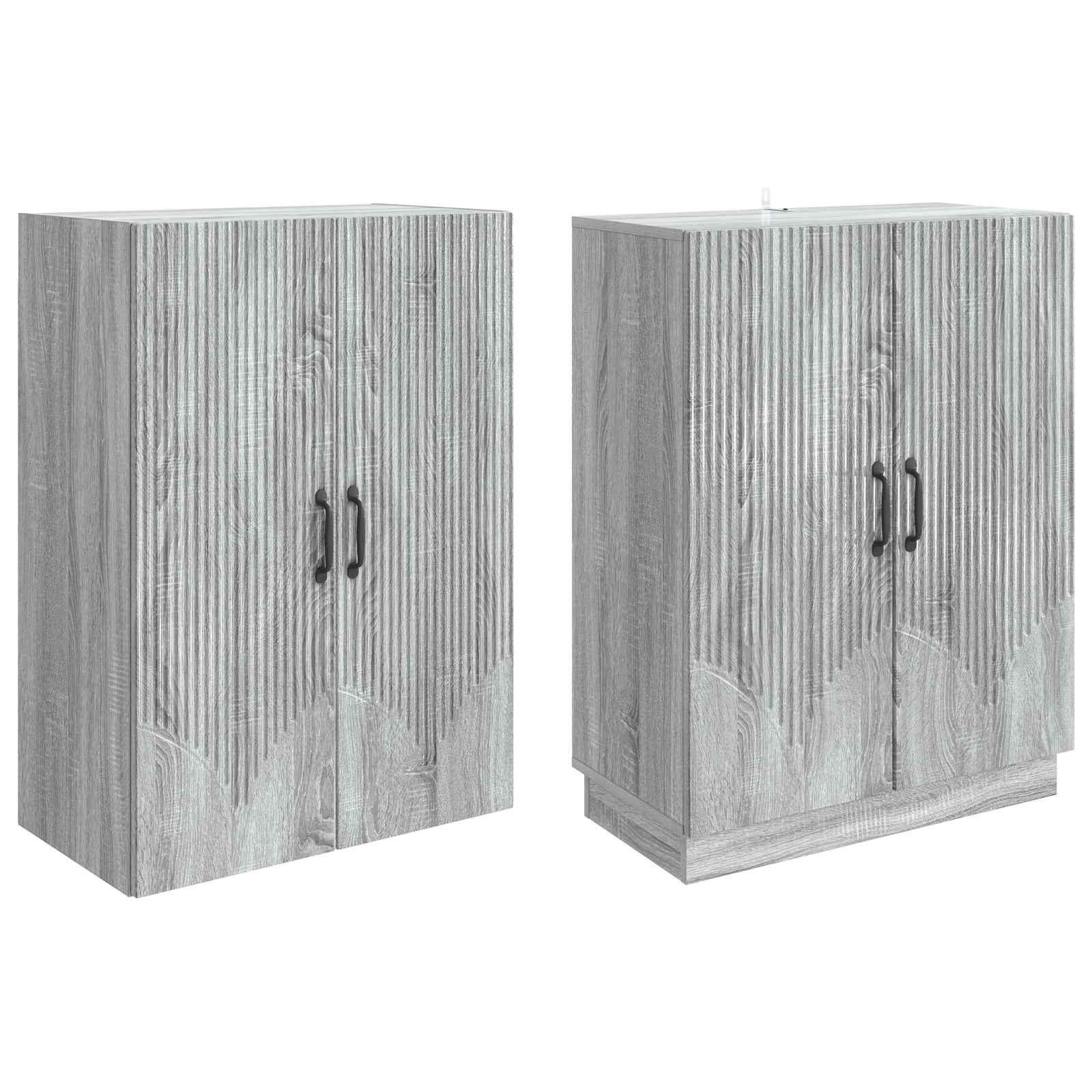 Set ormara 2 pcs Siva Sonoma Konstruirano drvo