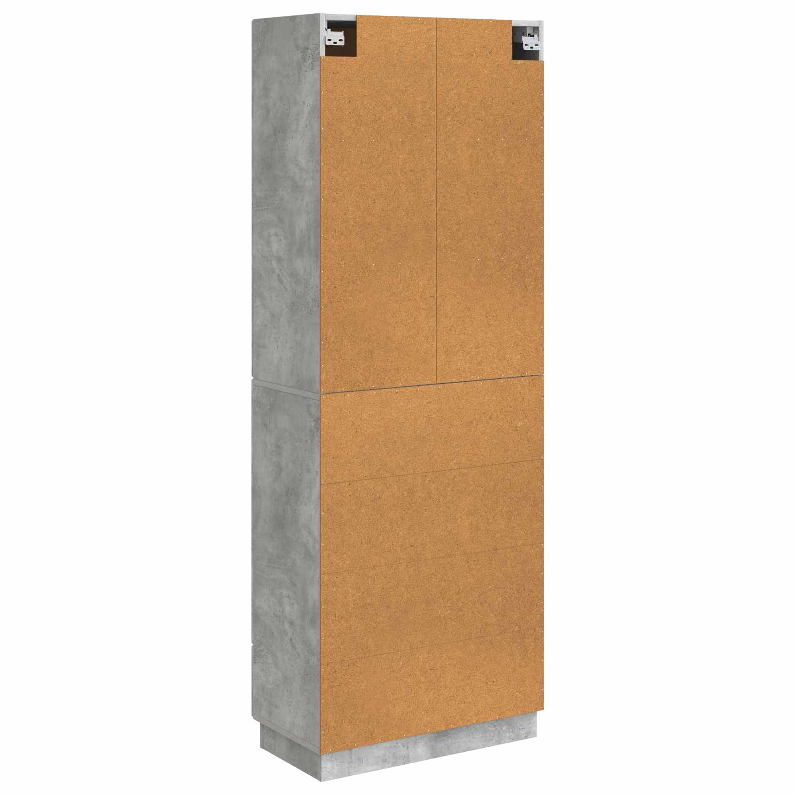 Set ormara 2 pcs Betonska siva 66 x 34,5 x 87 cm