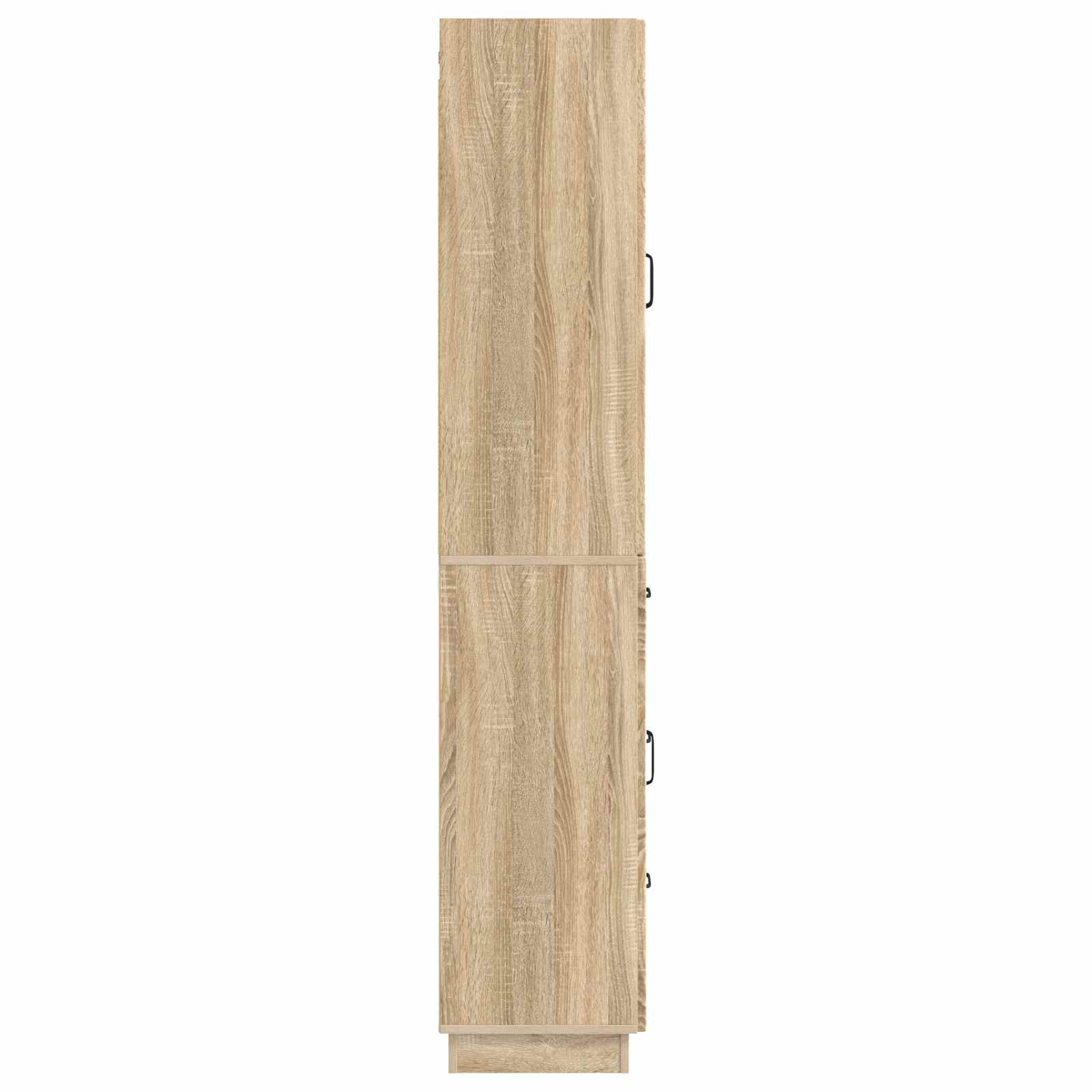Set ormara 2 pcs Hrast sonoma Konstruirano drvo