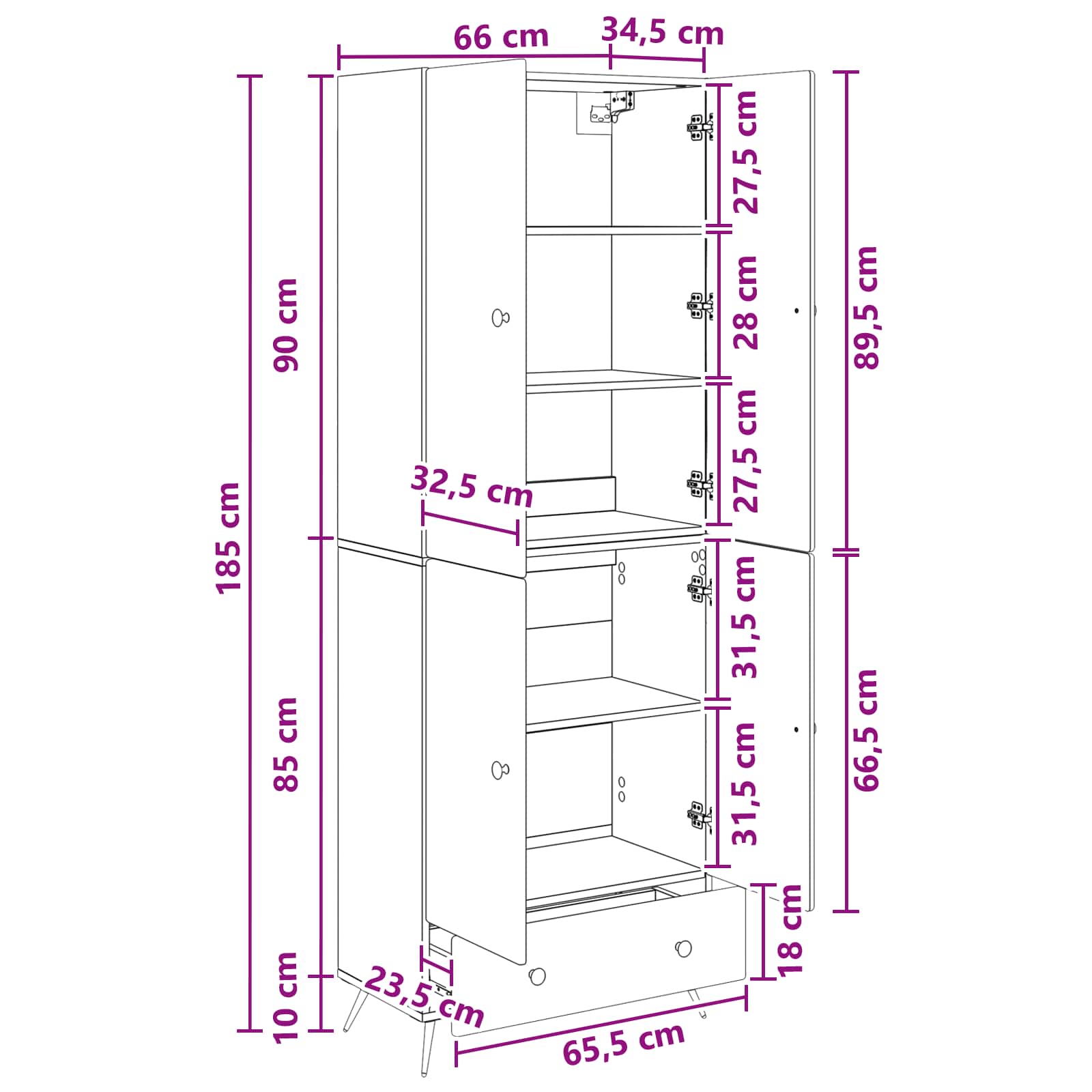 Set ormara 2 pcs Hrast sonoma Konstruirano drvo