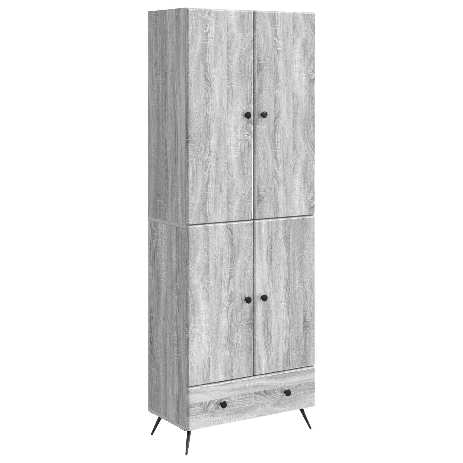 Set ormara 2 pcs Siva Sonoma Konstruirano drvo