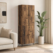 Set ormara 2 kom. Staro drvo Konstruirano drvo Smeđa 69 x 34,5 x 90 cm