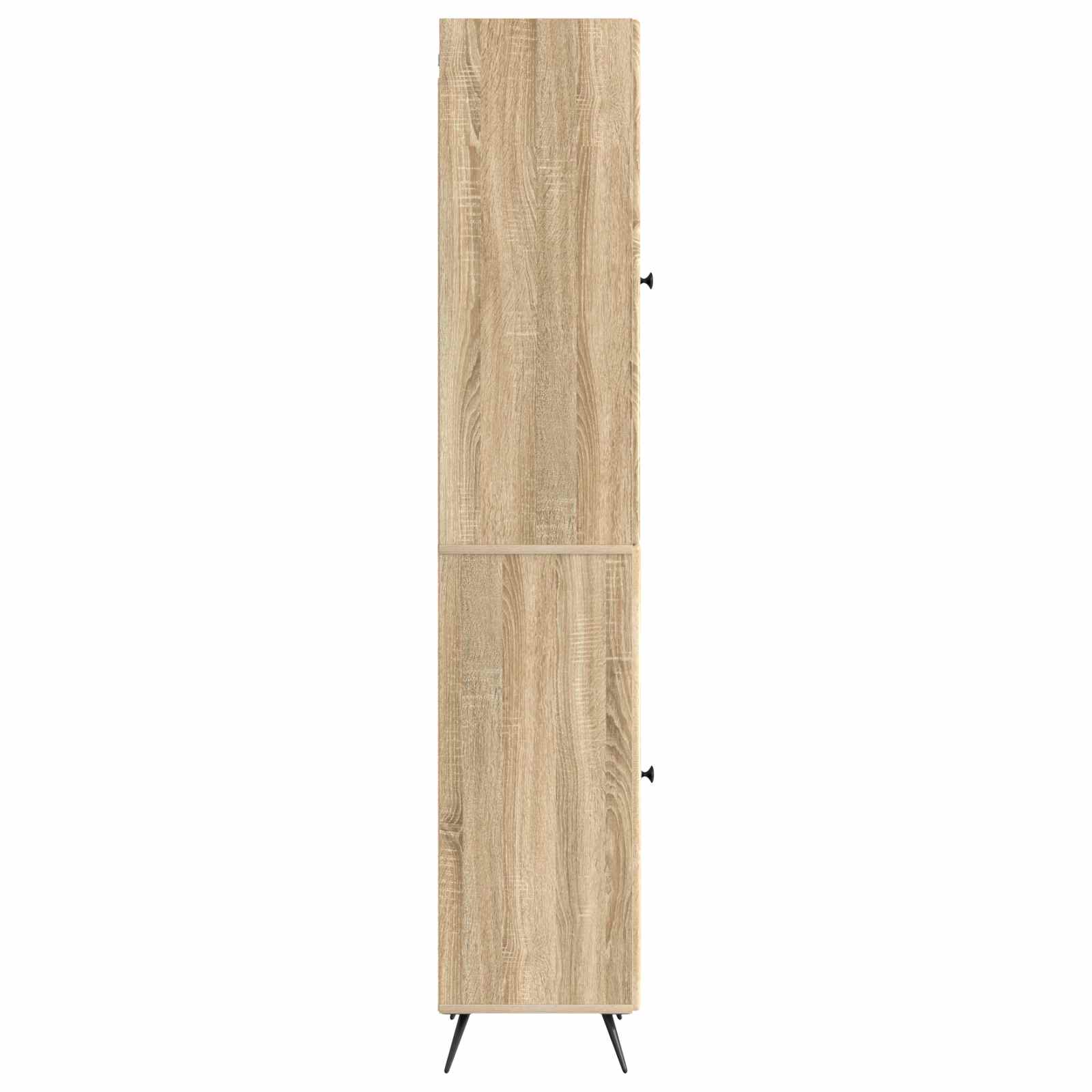 Set ormara 2 pcs Hrast sonoma Konstruirano drvo