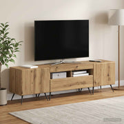 LED TV kabinet BREDA 3 kom. Hrast artisan Konstruirano drvo